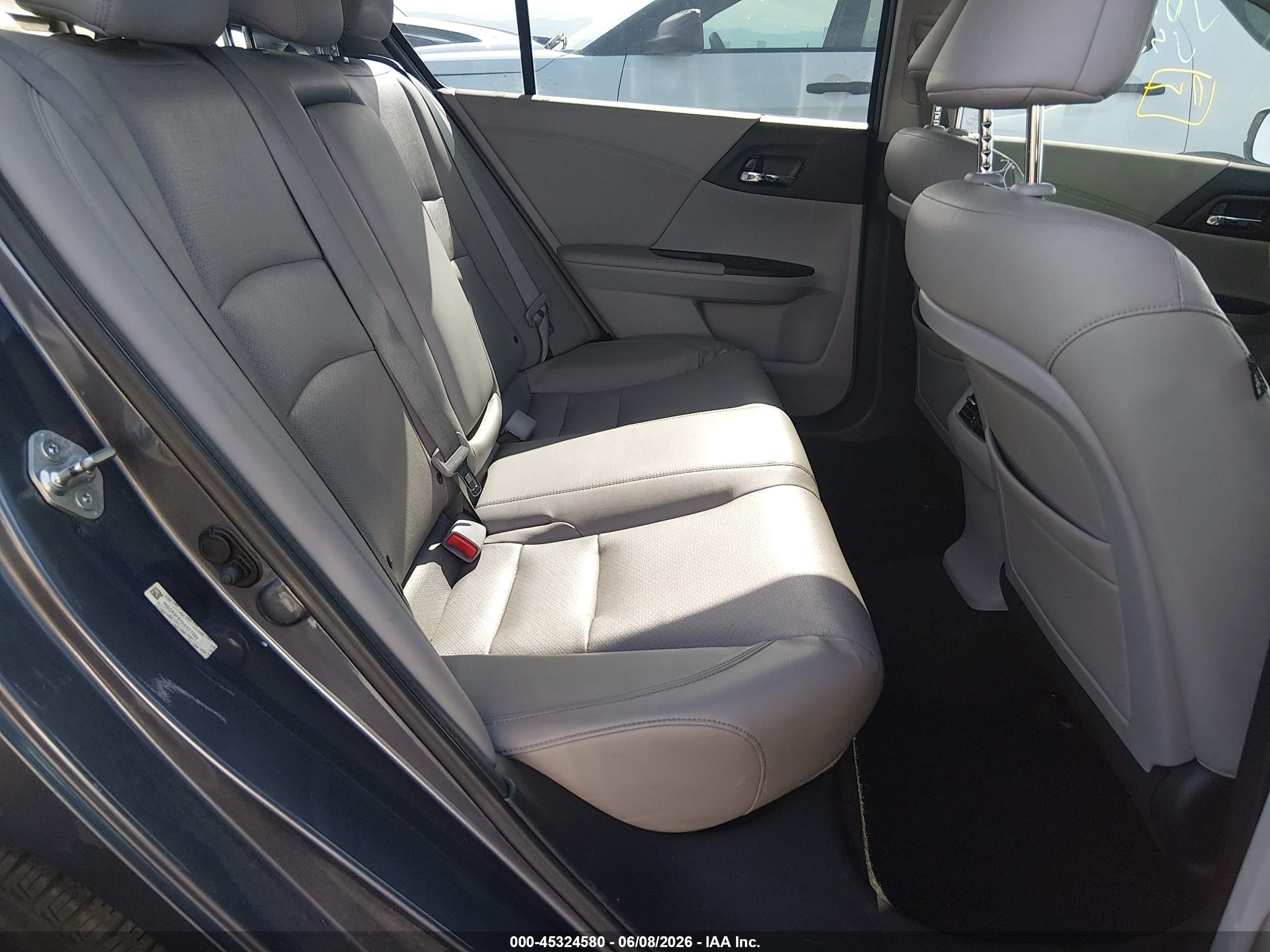 2013 Honda Accord Ex-l V-6 Gray vin: 1HGCR3F87DA027392