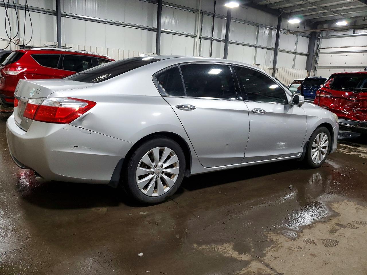 2013 Honda Accord Exl Silver vin: 1HGCR3F87DA034262