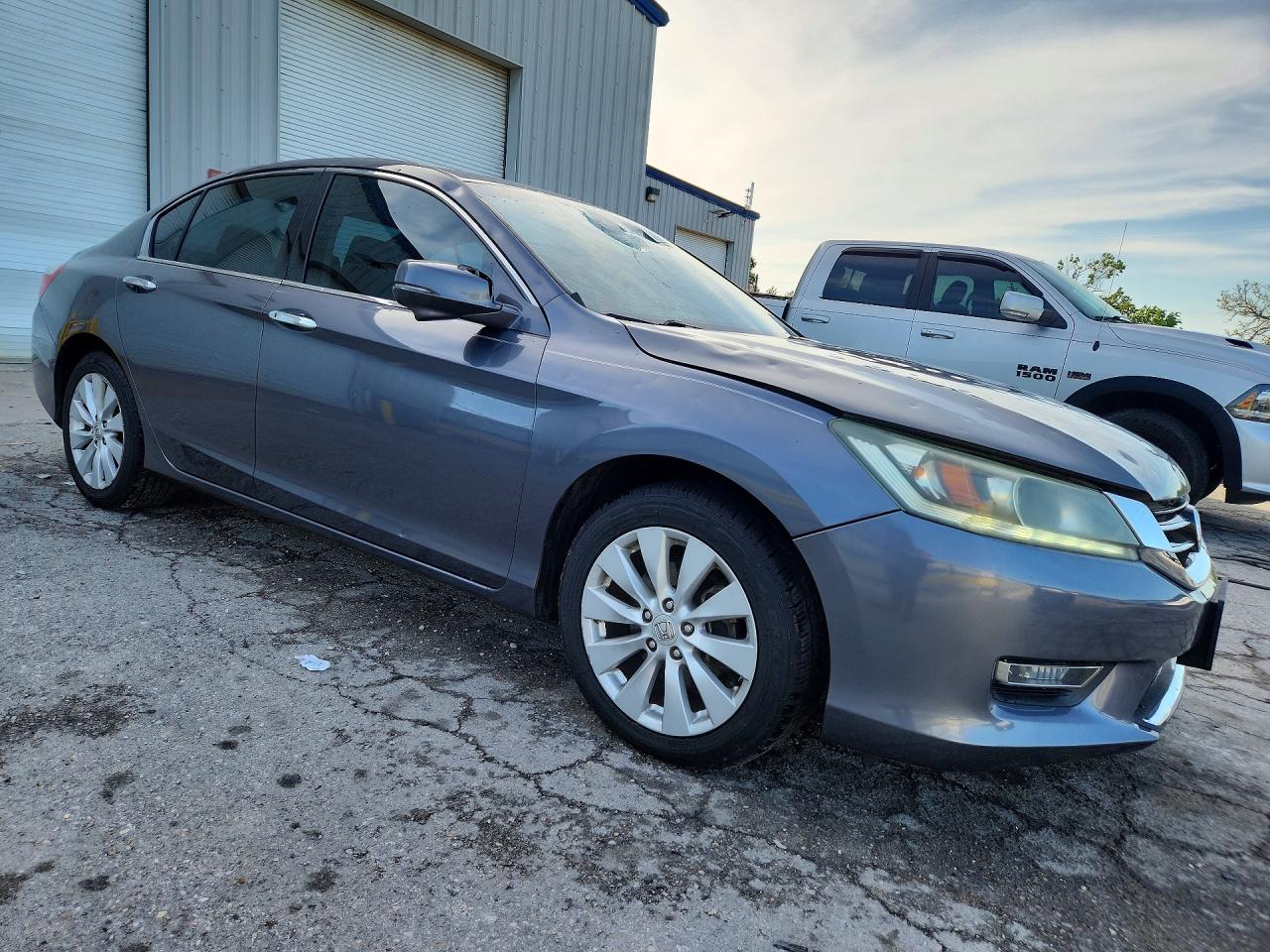 2013 Honda Accord Exl Gray vin: 1HGCR3F87DA046640