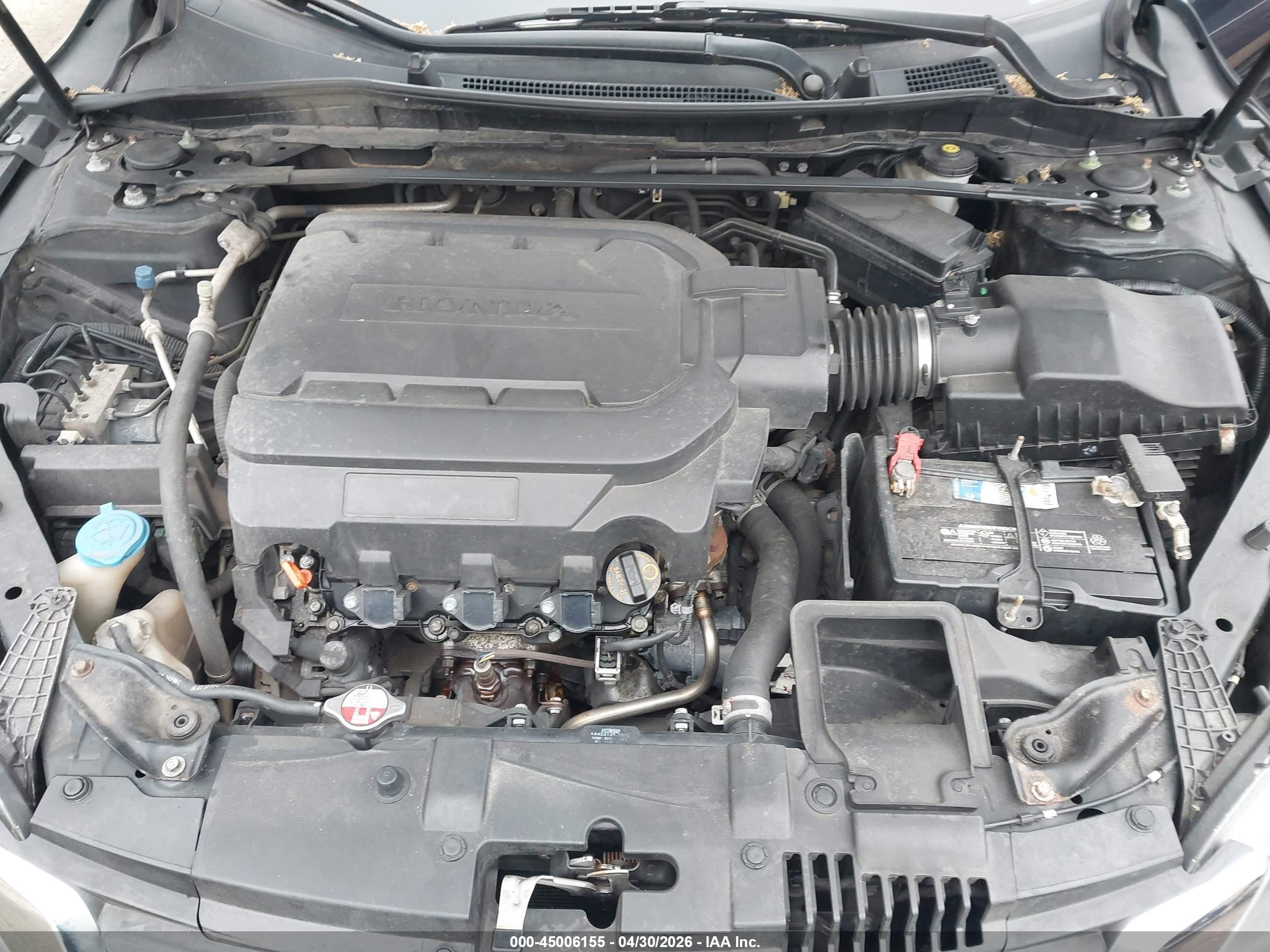 2013 Honda Accord Ex-l V-6 Black vin: 1HGCR3F87DA047691