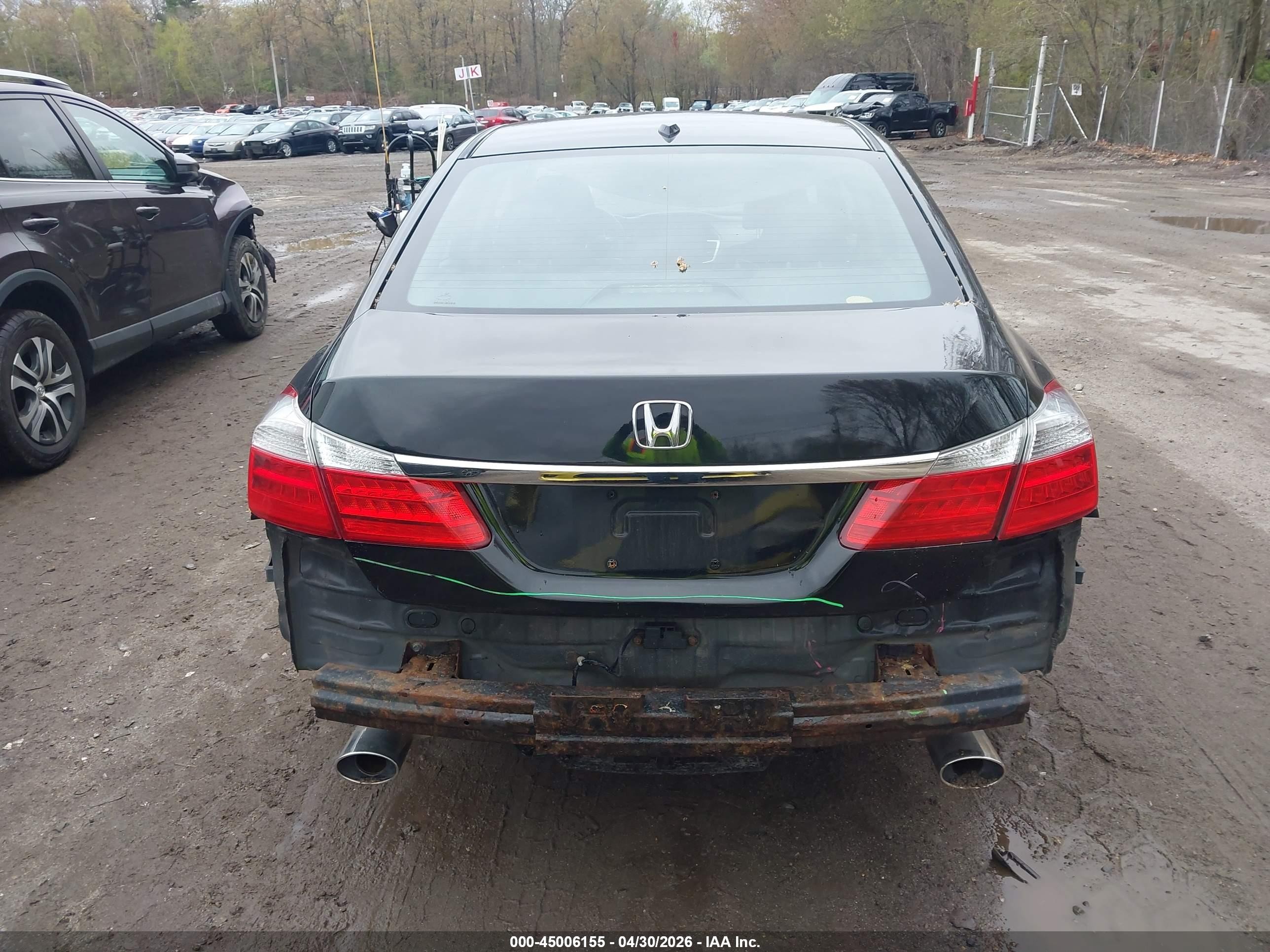 2013 Honda Accord Ex-l V-6 Black vin: 1HGCR3F87DA047691