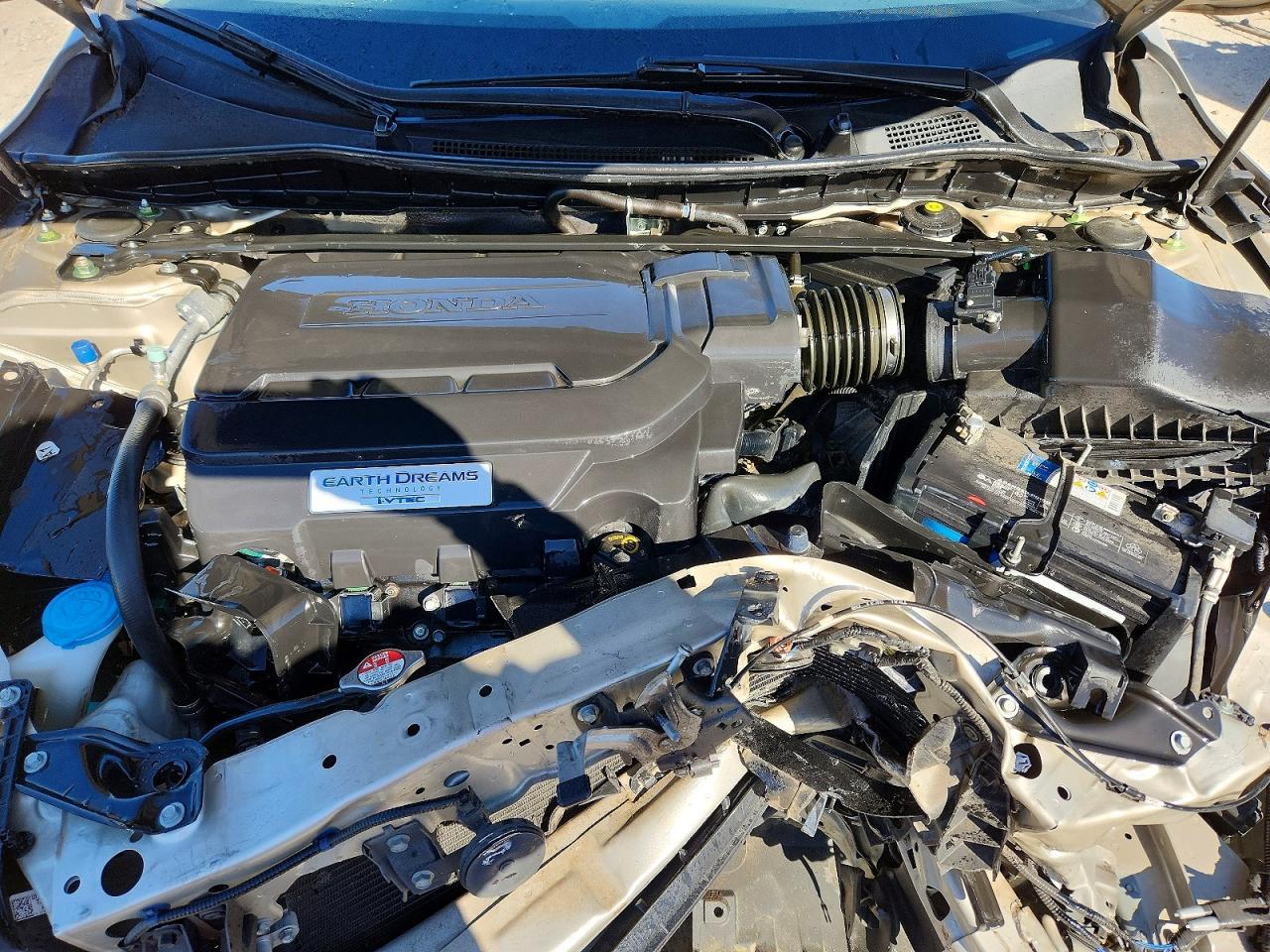 2013 Honda Accord Exl Cream vin: 1HGCR3F87DA049246