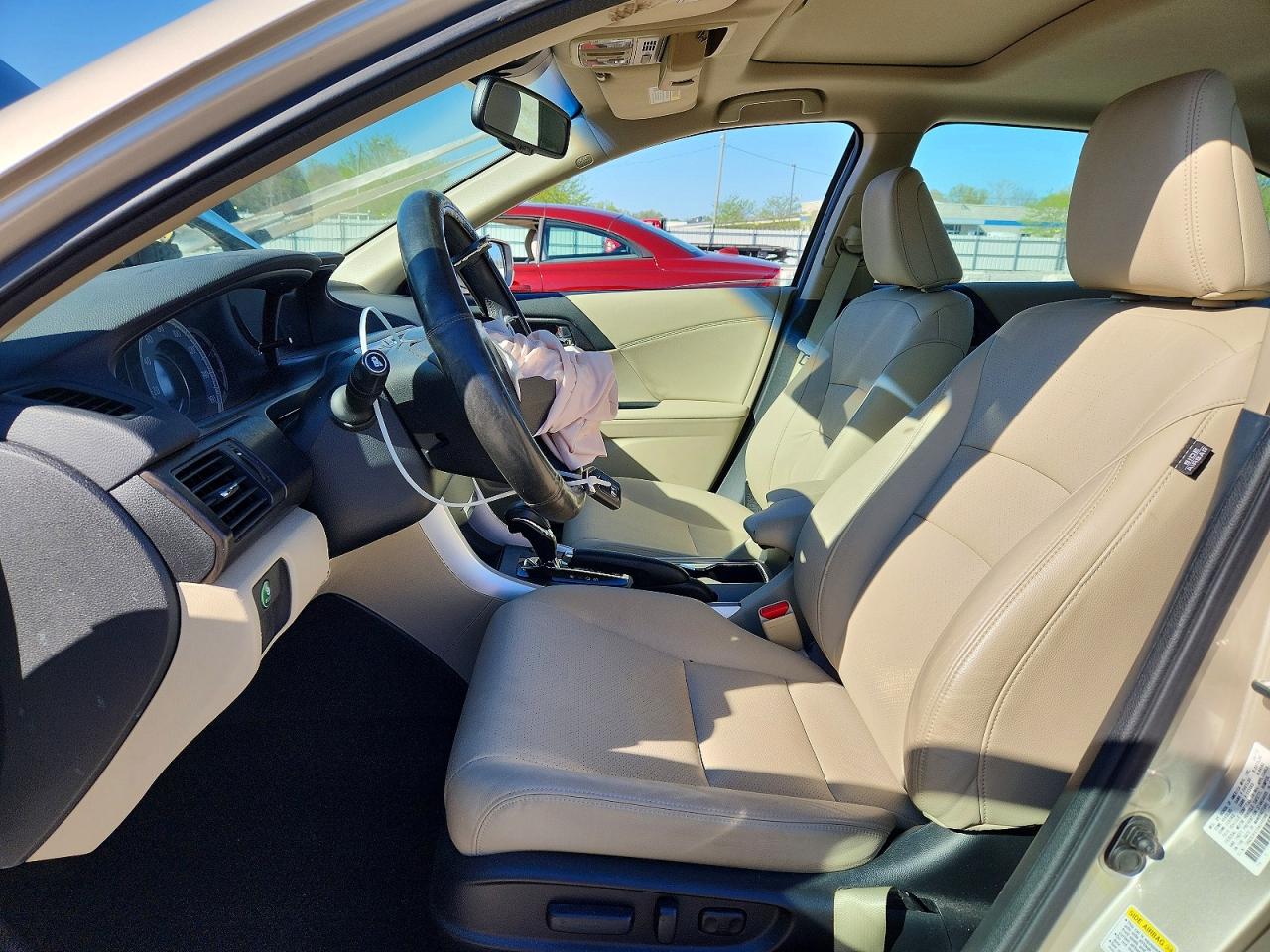 2013 Honda Accord Exl Cream vin: 1HGCR3F87DA049246
