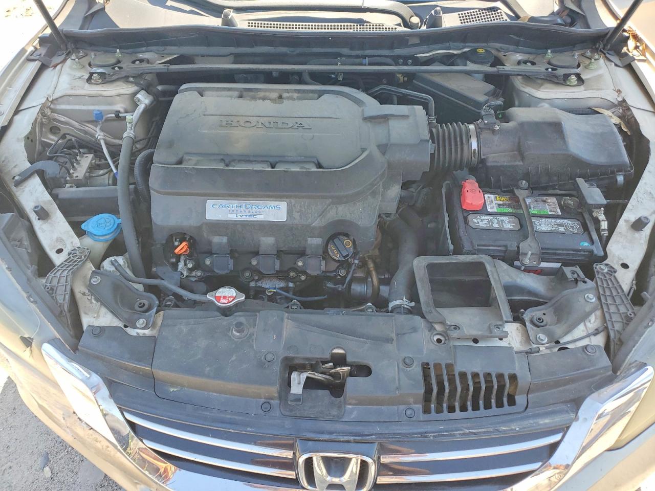 2014 Honda Accord Exl Cream vin: 1HGCR3F87EA021366