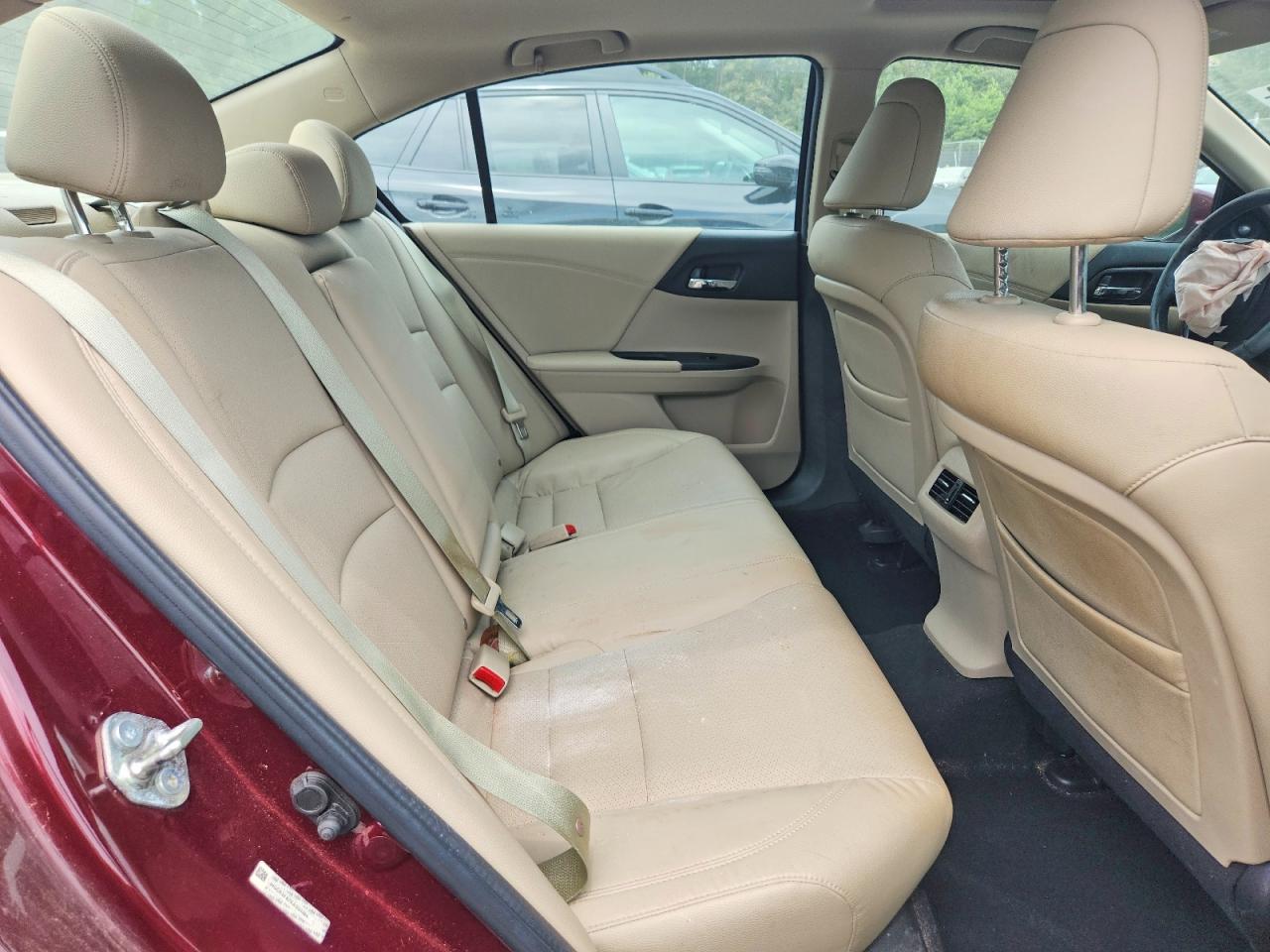 2014 Honda Accord Exl Burgundy vin: 1HGCR3F87EA031184
