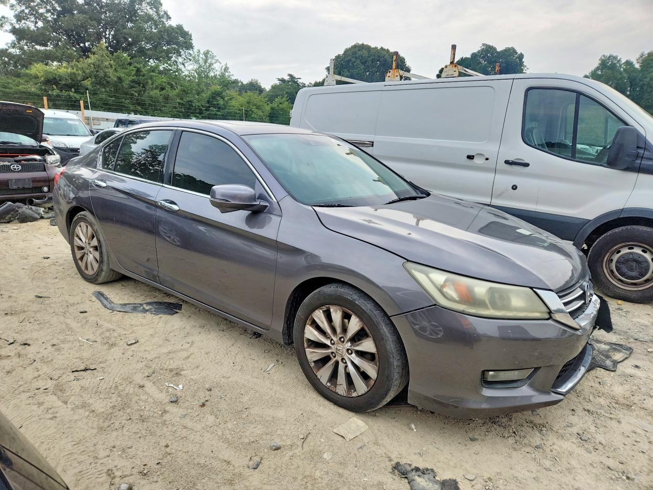 2014 Honda Accord Exl Угольный vin: 1HGCR3F87EA031590