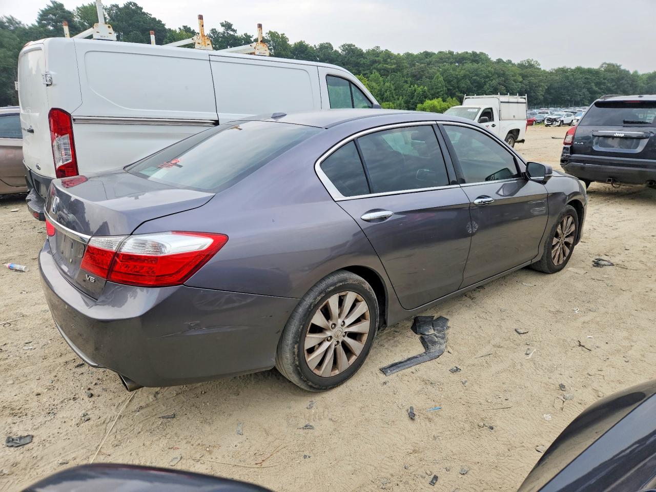 2014 Honda Accord Exl Угольный vin: 1HGCR3F87EA031590
