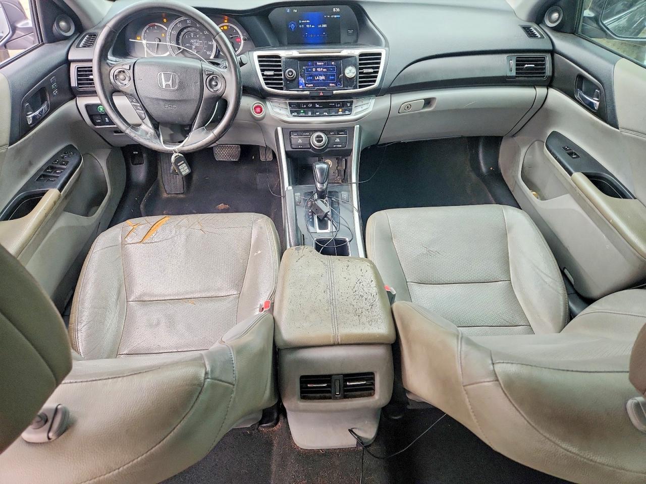 2014 Honda Accord Exl Угольный vin: 1HGCR3F87EA031590