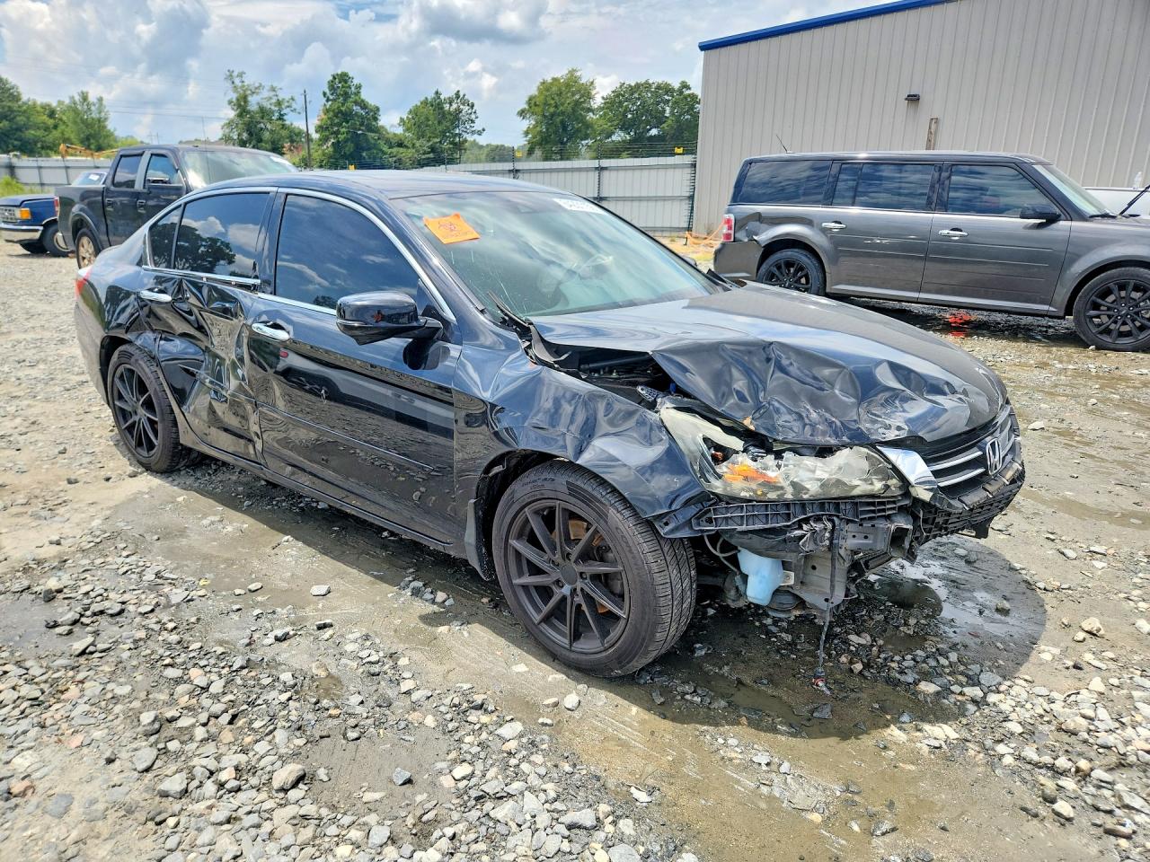2014 Honda Accord Exl Black vin: 1HGCR3F87EA036501
