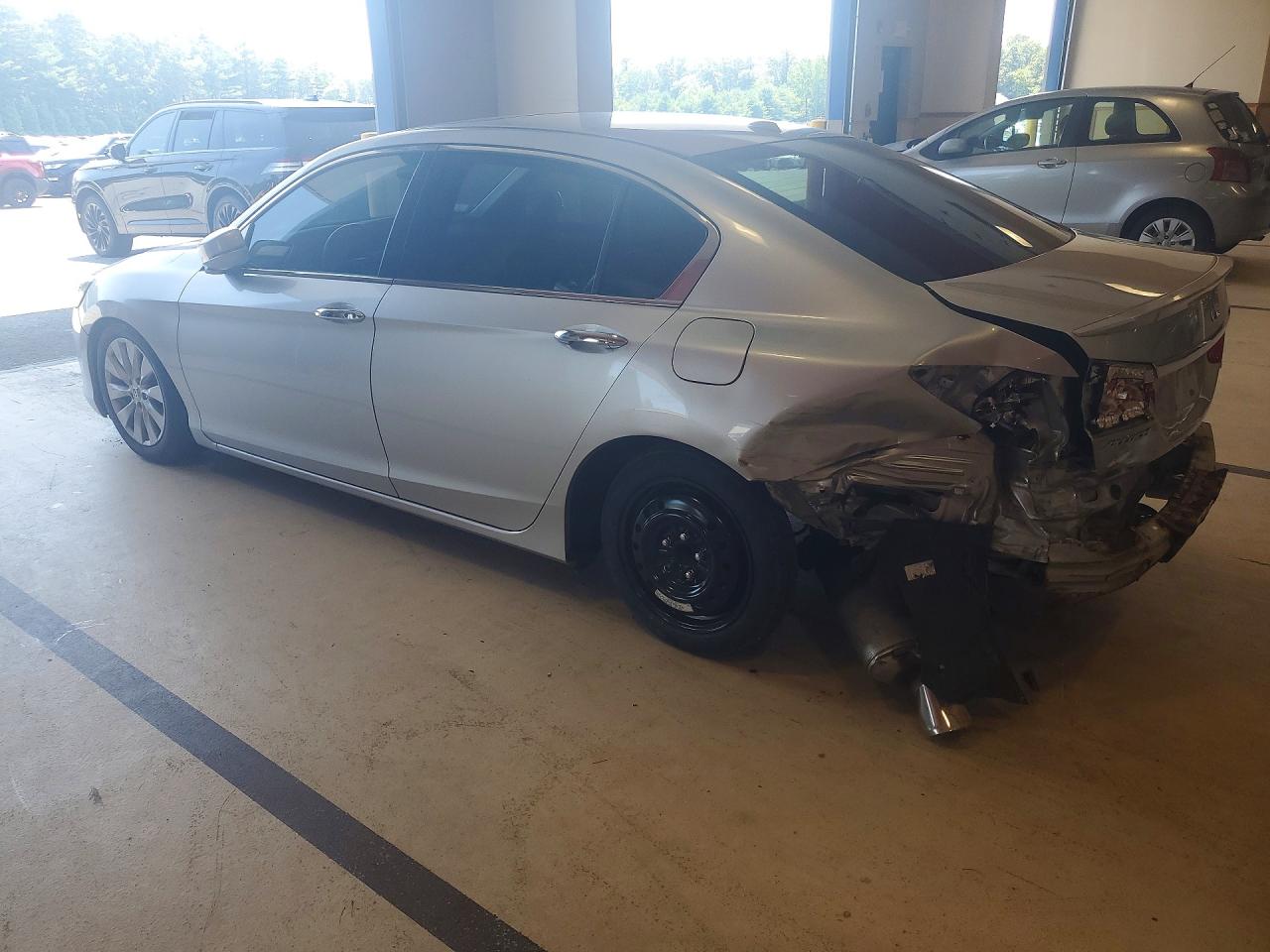 2014 Honda Accord Exl Silver vin: 1HGCR3F87EA036806