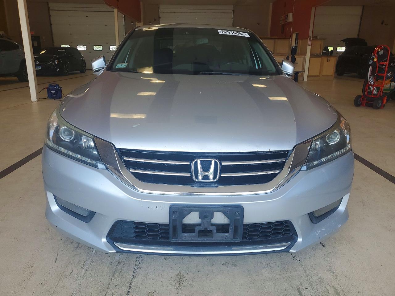 2014 Honda Accord Exl Silver vin: 1HGCR3F87EA036806