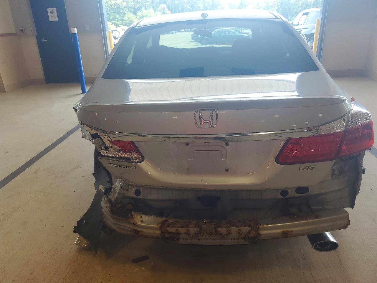 2014 Honda Accord Exl Silver vin: 1HGCR3F87EA036806