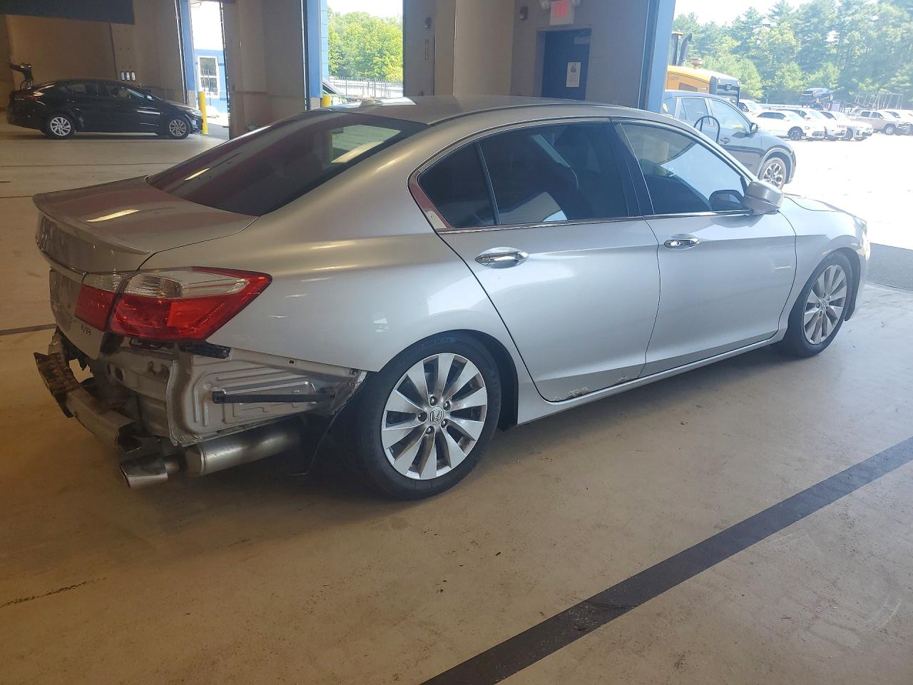 2014 Honda Accord Exl Silver vin: 1HGCR3F87EA036806