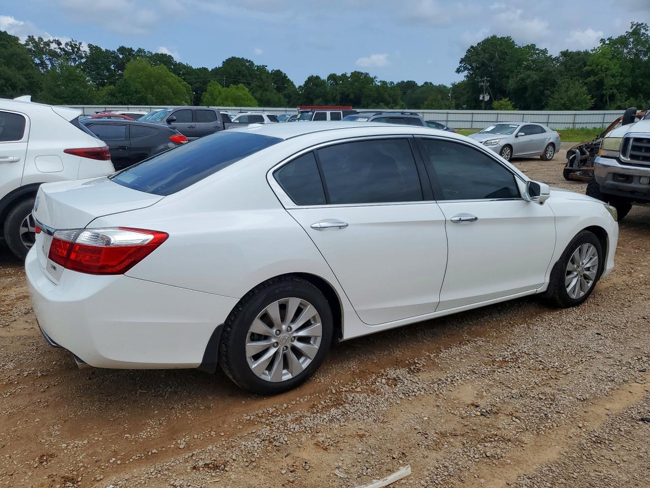 2015 Honda Accord Exl Белый vin: 1HGCR3F87FA002723