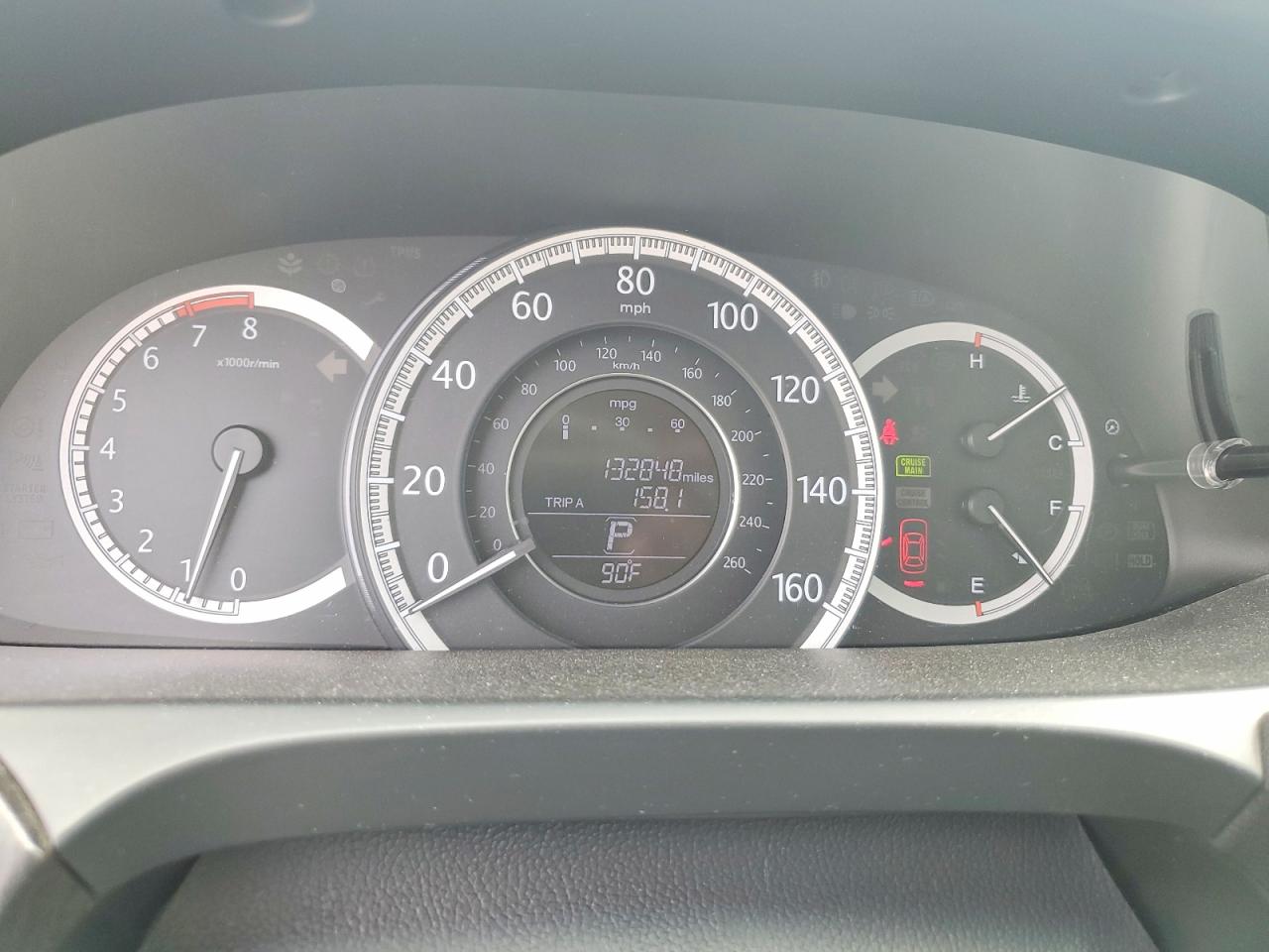2015 Honda Accord Exl Белый vin: 1HGCR3F87FA002723
