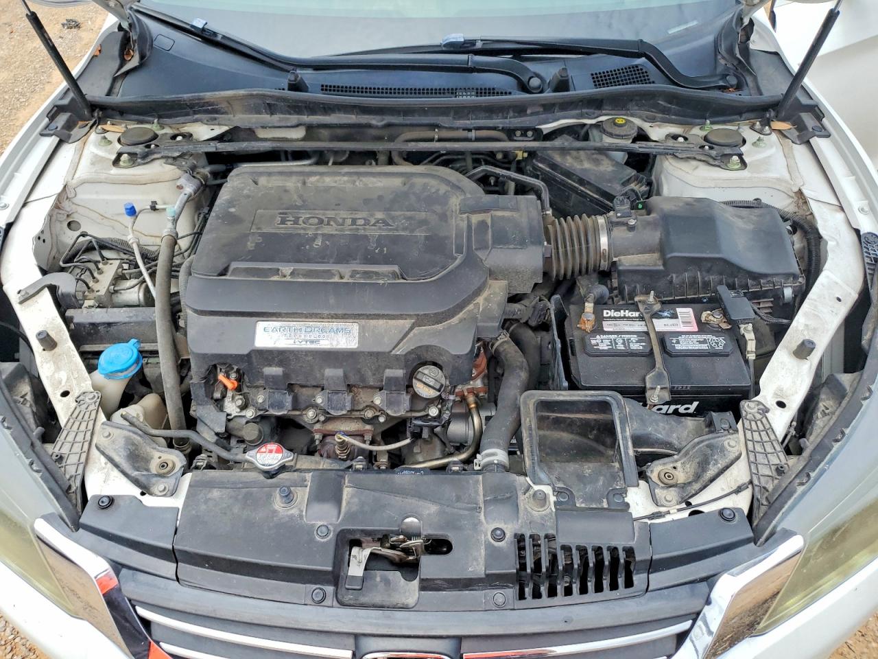2015 Honda Accord Exl Белый vin: 1HGCR3F87FA002723