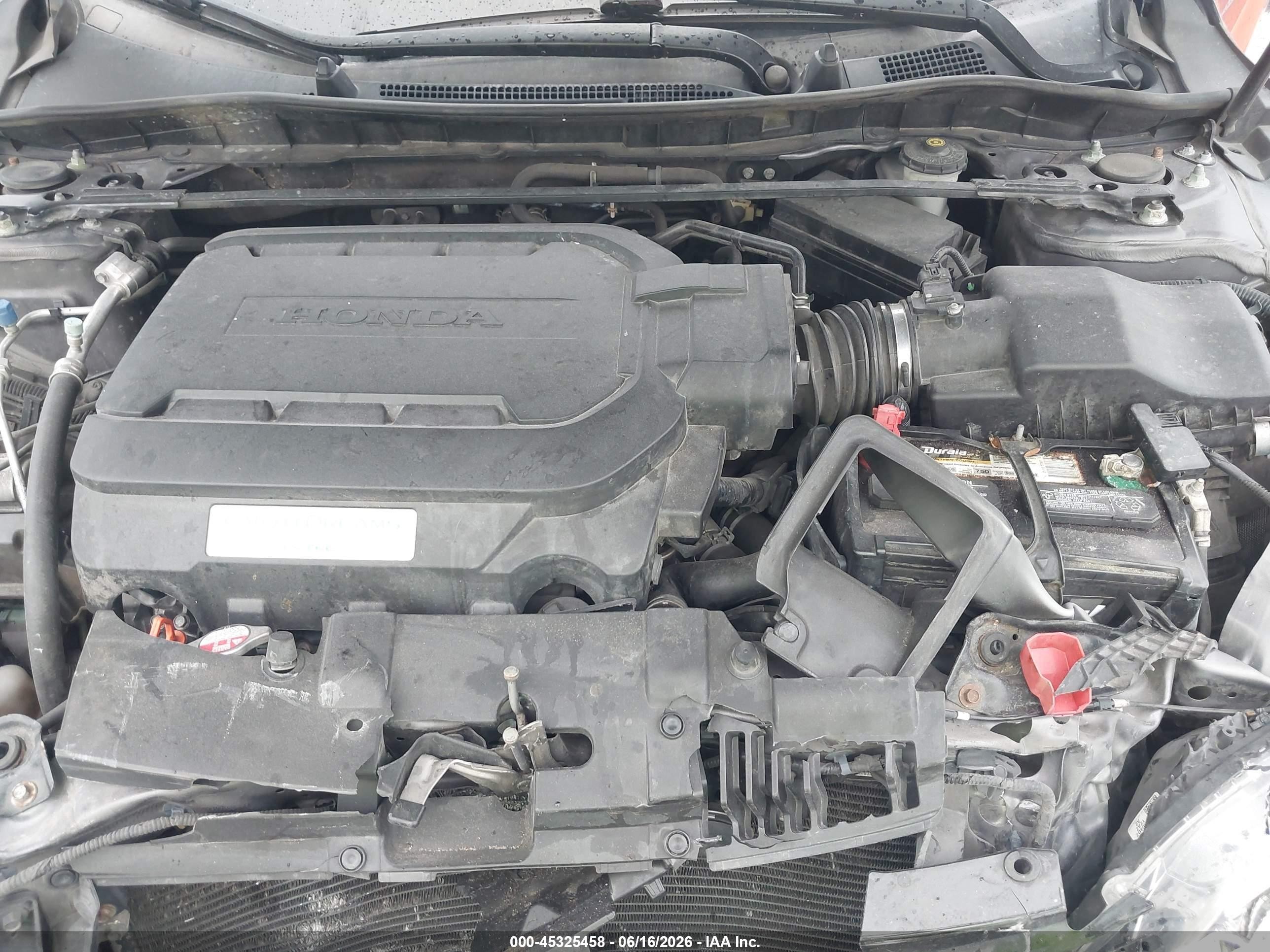 2015 Honda Accord Ex-l V-6 Gray vin: 1HGCR3F87FA004200