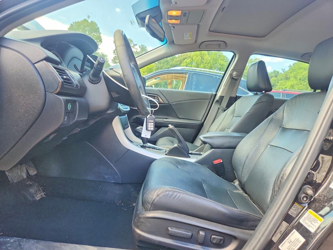 2015 Honda Accord Exl Черный vin: 1HGCR3F87FA005637