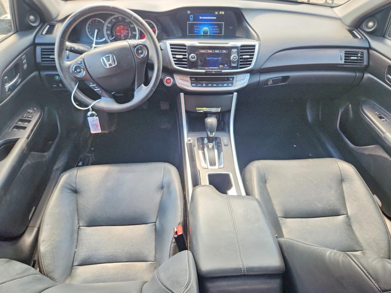 2015 Honda Accord Exl Черный vin: 1HGCR3F87FA005637