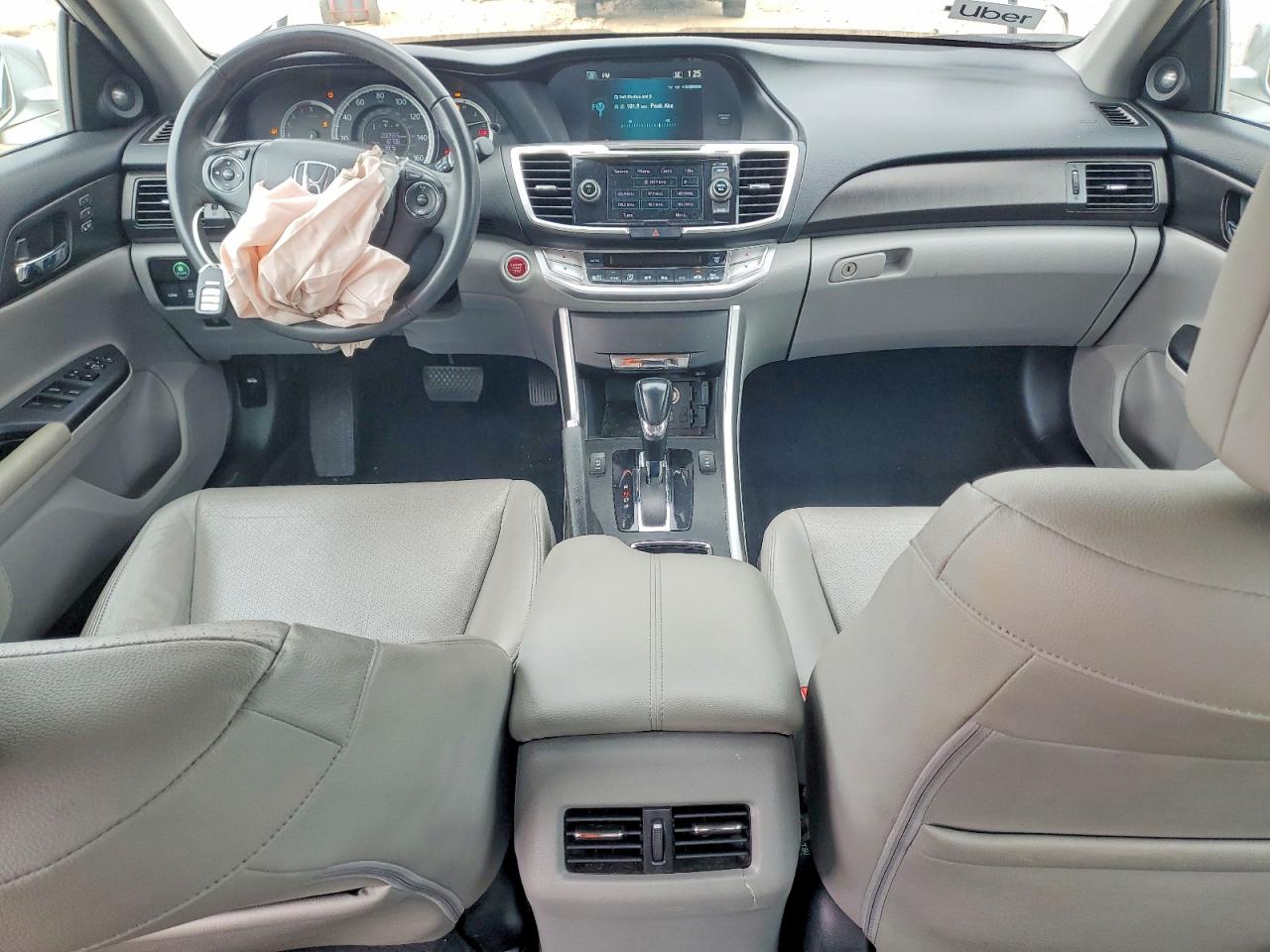 2015 Honda Accord Exl Silver vin: 1HGCR3F87FA012328