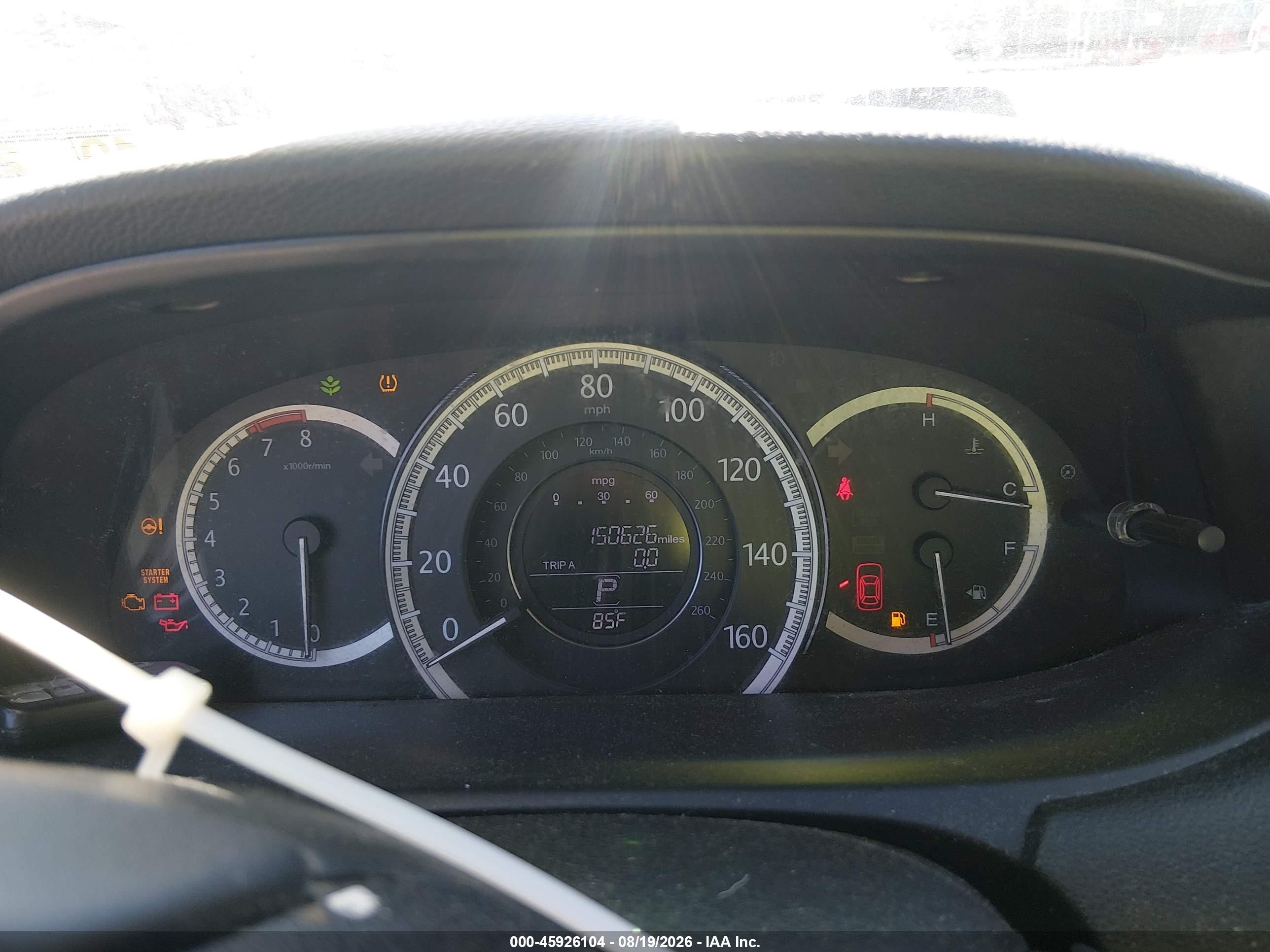 2015 Honda Accord Ex-l V-6 Бордовый vin: 1HGCR3F87FA013091