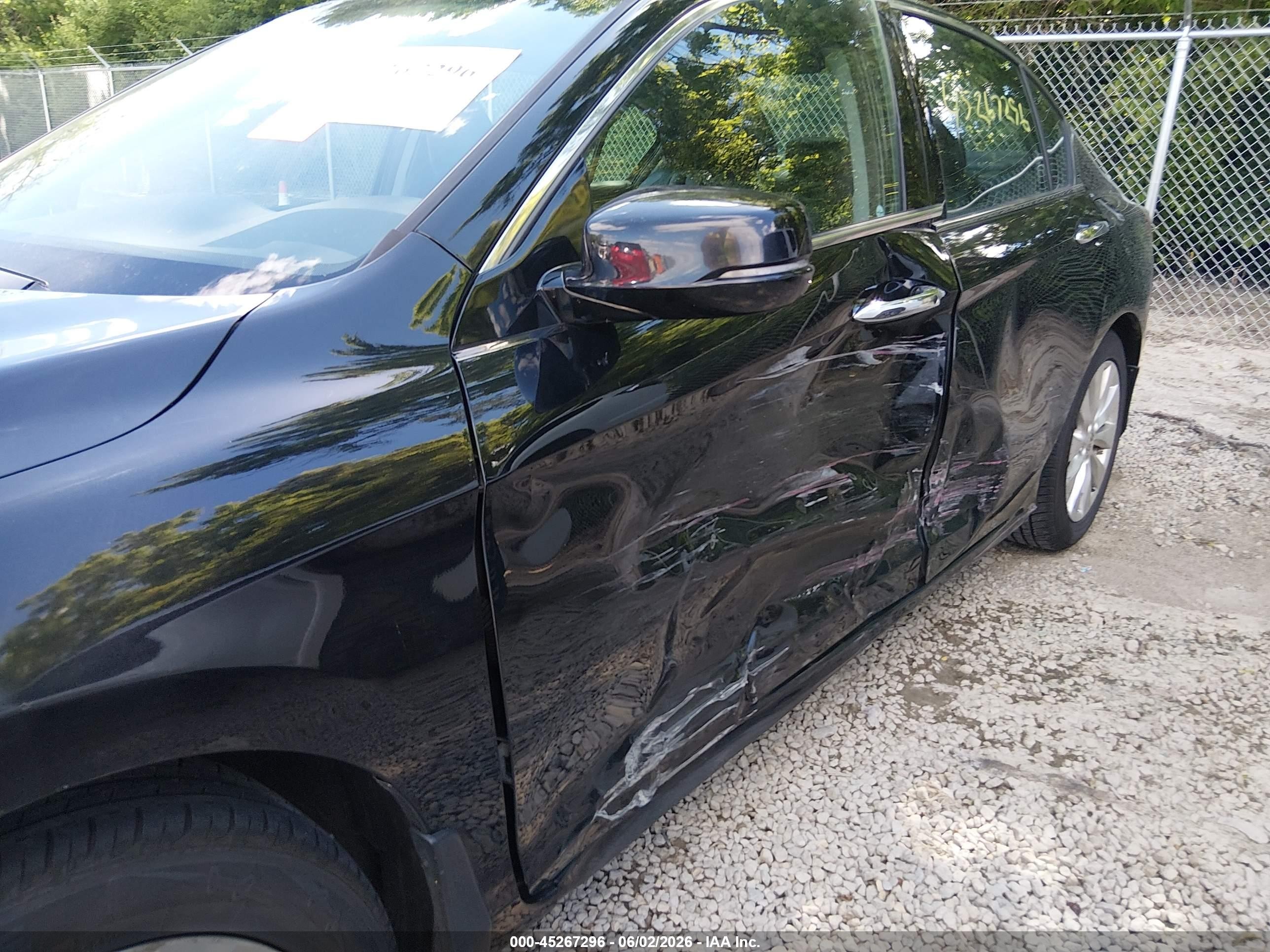 2015 Honda Accord Ex-l V-6 Черный vin: 1HGCR3F87FA016573