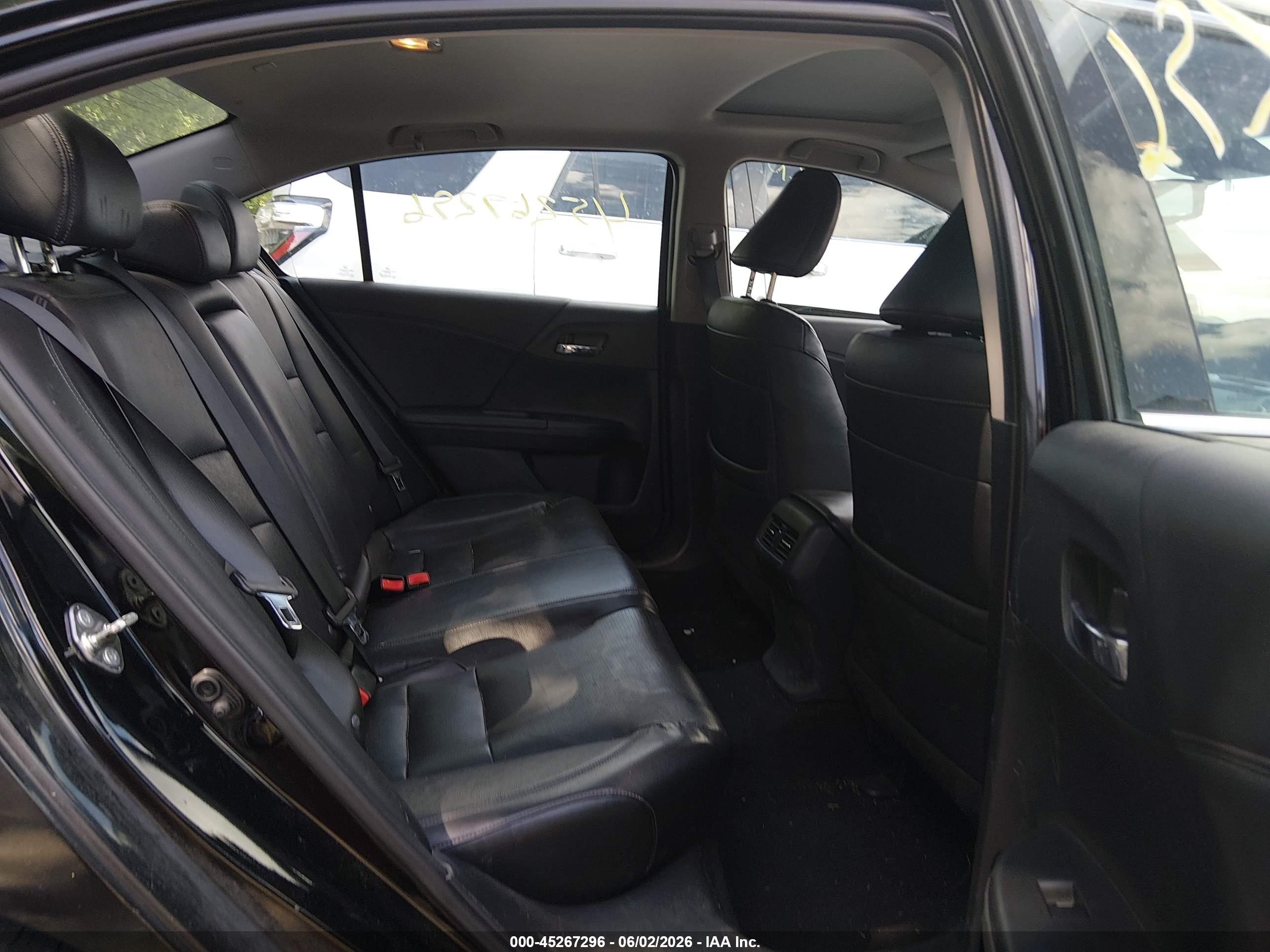 2015 Honda Accord Ex-l V-6 Черный vin: 1HGCR3F87FA016573