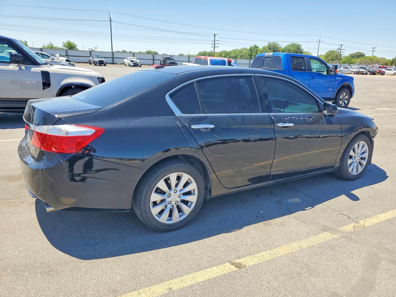 2015 Honda Accord Exl Black vin: 1HGCR3F87FA021885