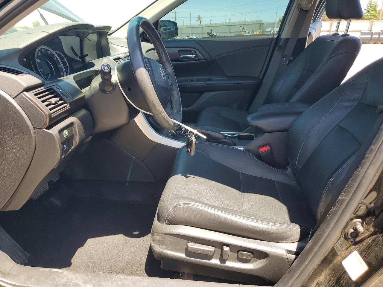 2015 Honda Accord Exl Black vin: 1HGCR3F87FA021885