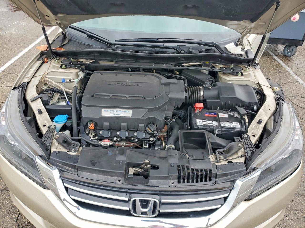 2015 Honda Accord Exl Beige vin: 1HGCR3F87FA028142
