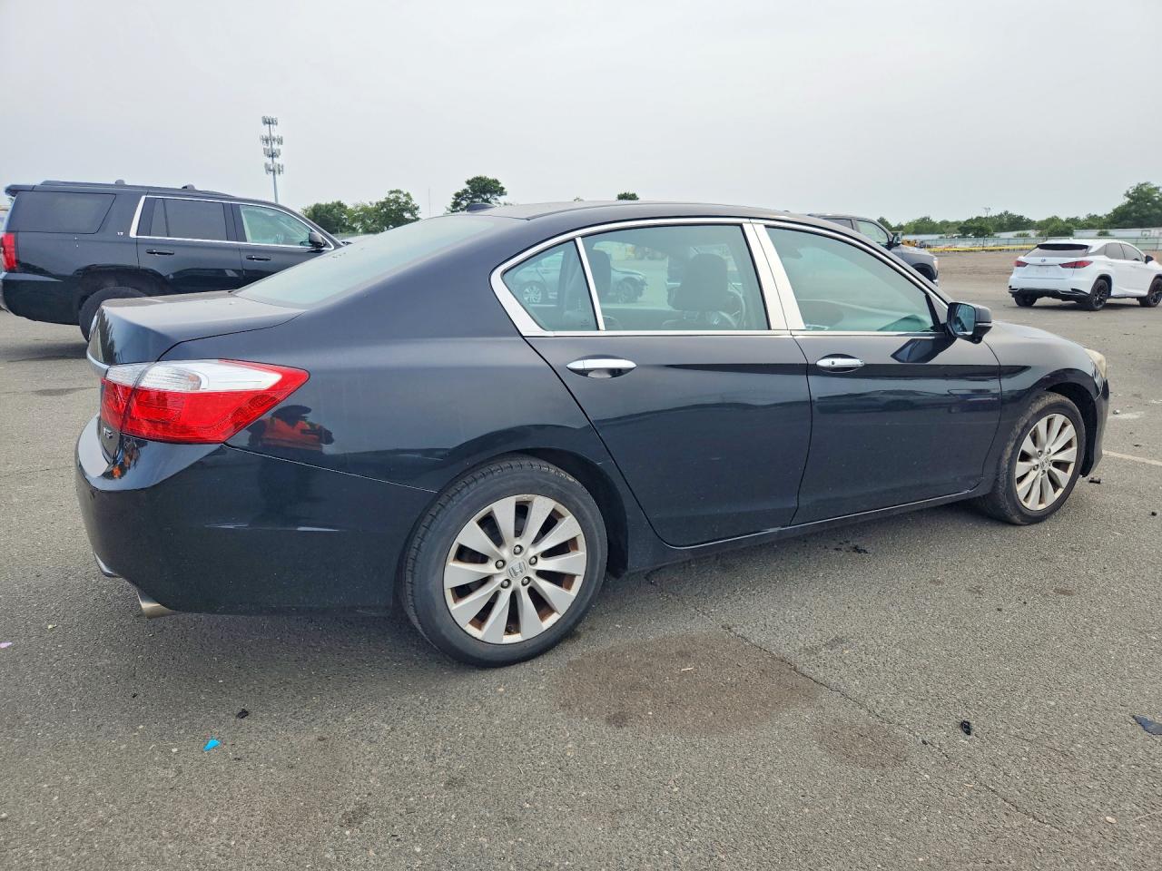 2015 Honda Accord Exl Black vin: 1HGCR3F87FA028934