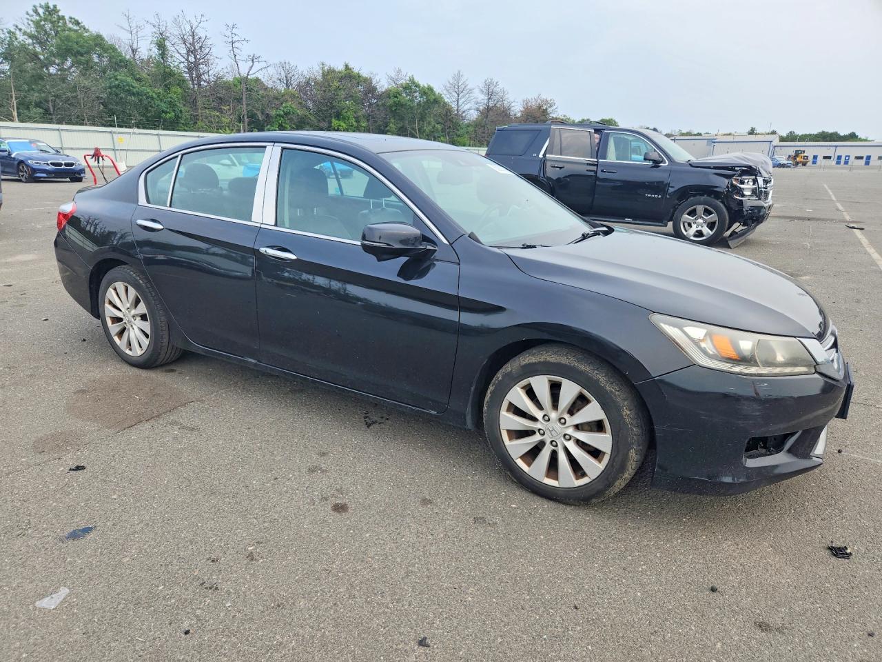 2015 Honda Accord Exl Black vin: 1HGCR3F87FA028934