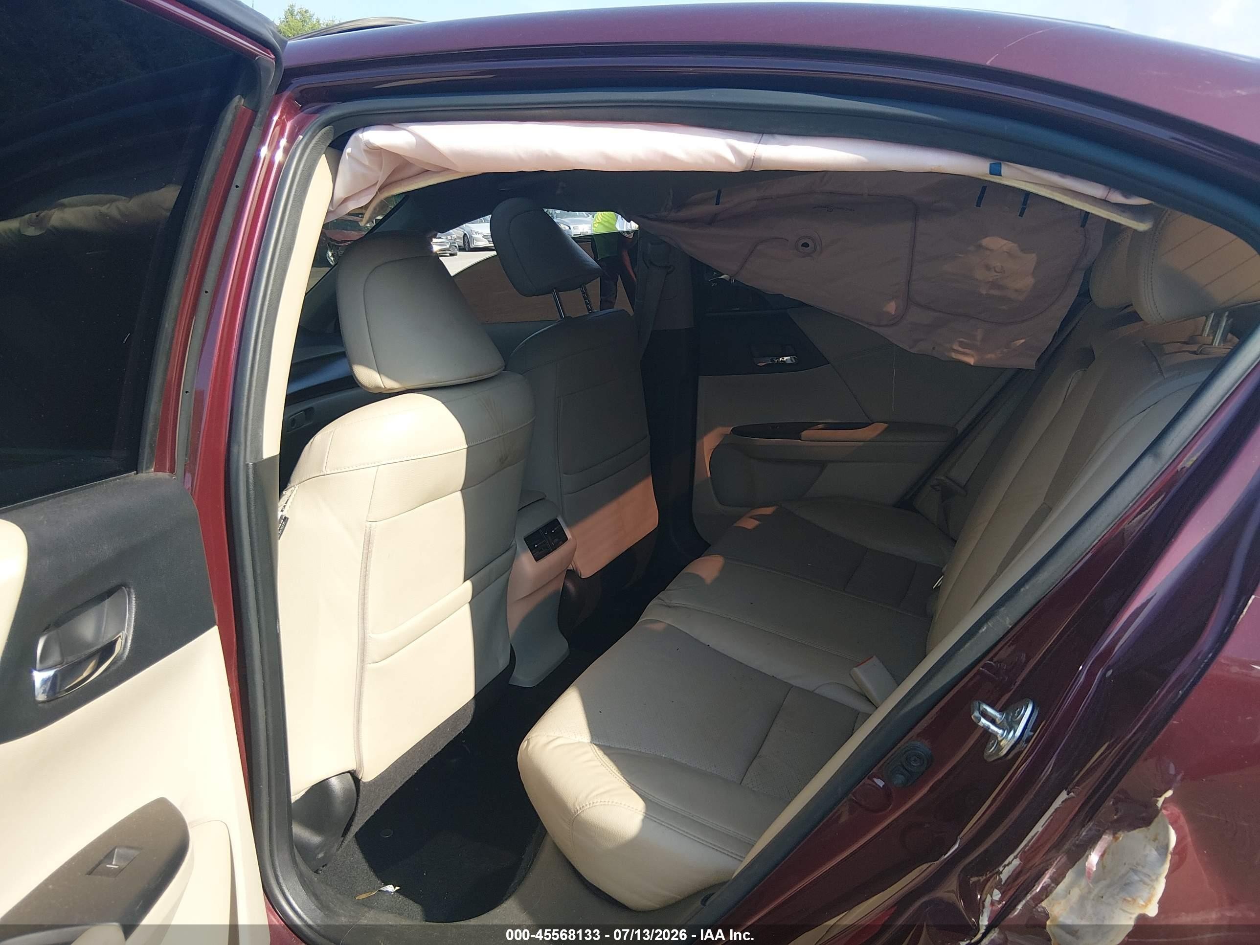 2015 Honda Accord Ex-l V-6 Burgundy vin: 1HGCR3F87FA031994