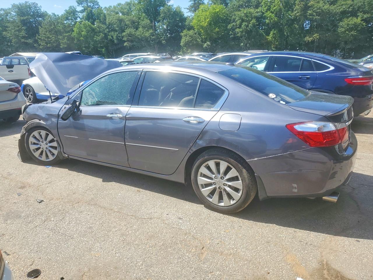 2015 Honda Accord Exl Угольный vin: 1HGCR3F87FA038072
