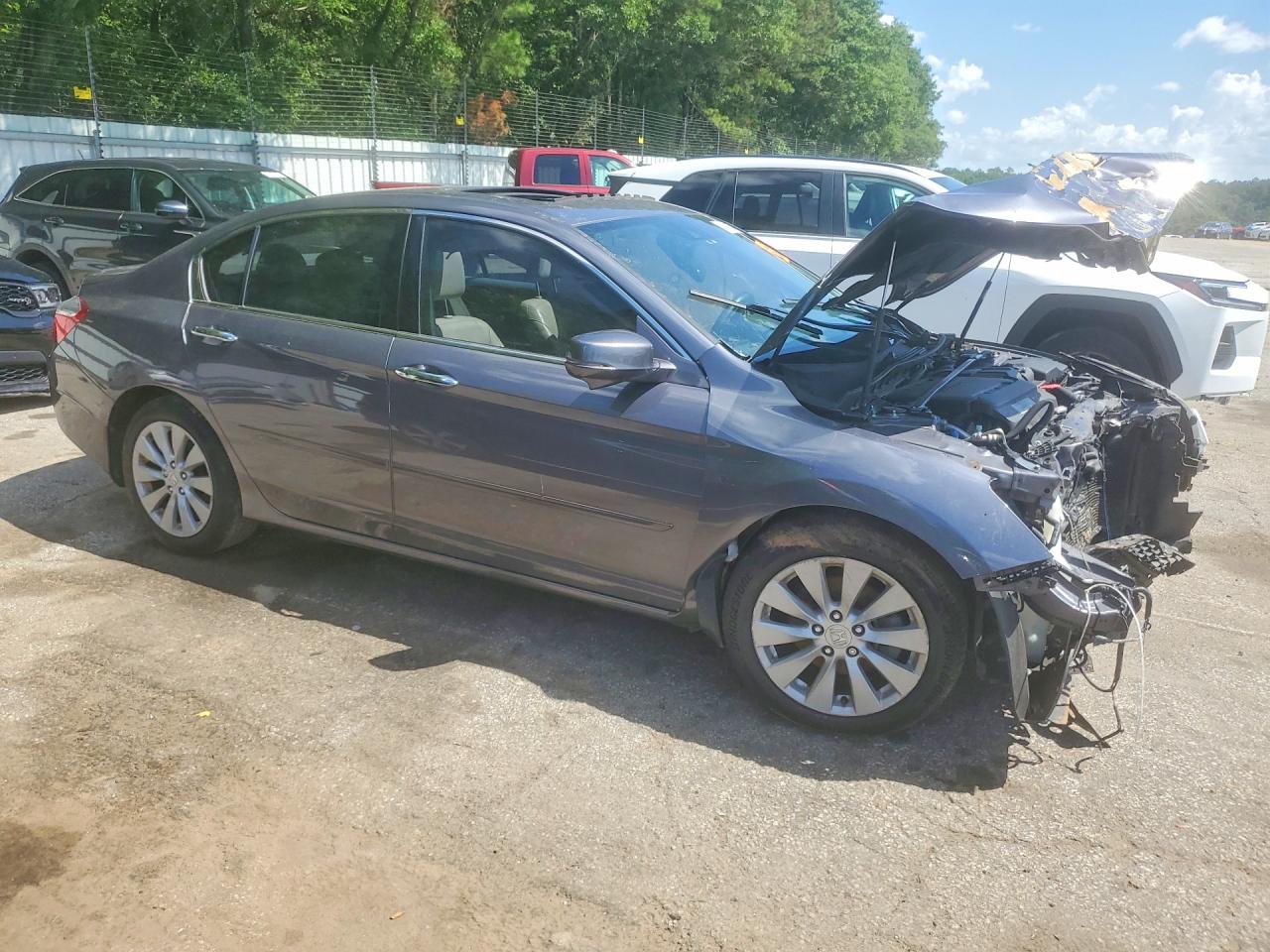 2015 Honda Accord Exl Угольный vin: 1HGCR3F87FA038072