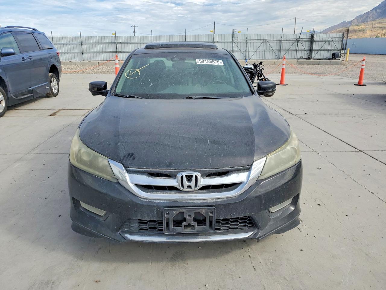 2013 Honda Accord Exl Black vin: 1HGCR3F88DA002856