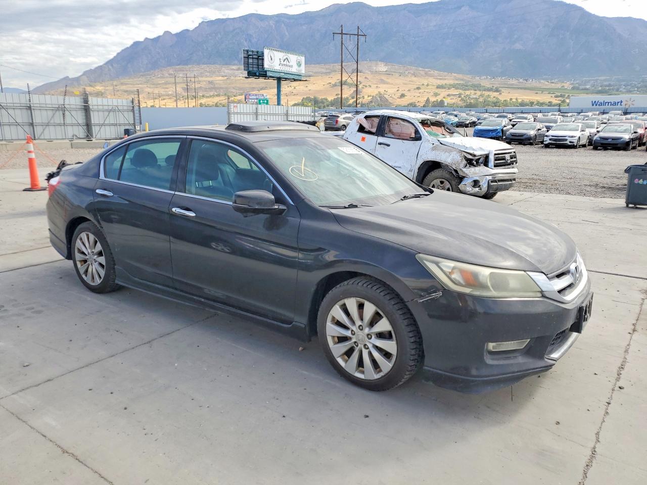 2013 Honda Accord Exl Black vin: 1HGCR3F88DA002856