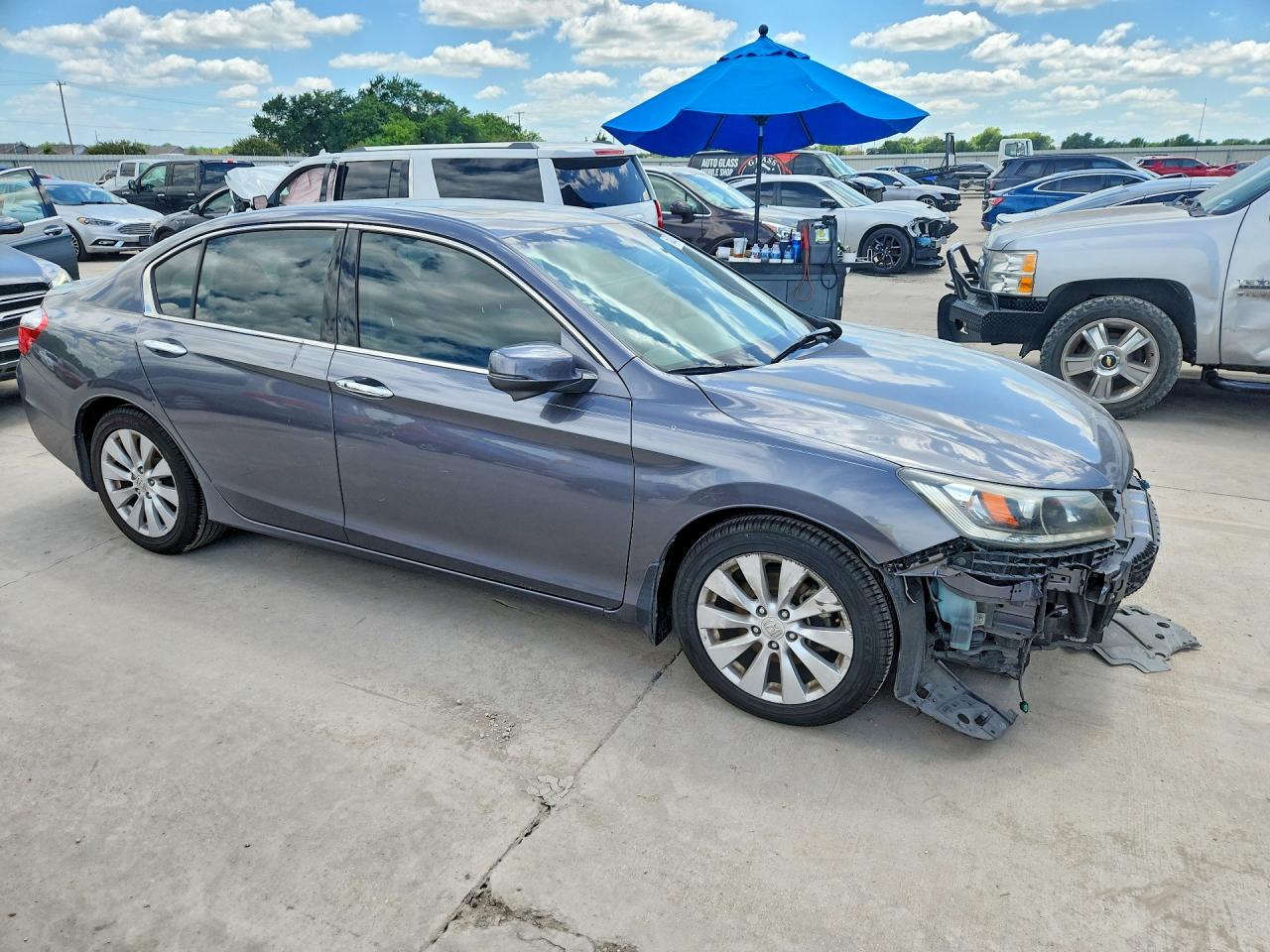 2013 Honda Accord Exl Silver vin: 1HGCR3F88DA005885