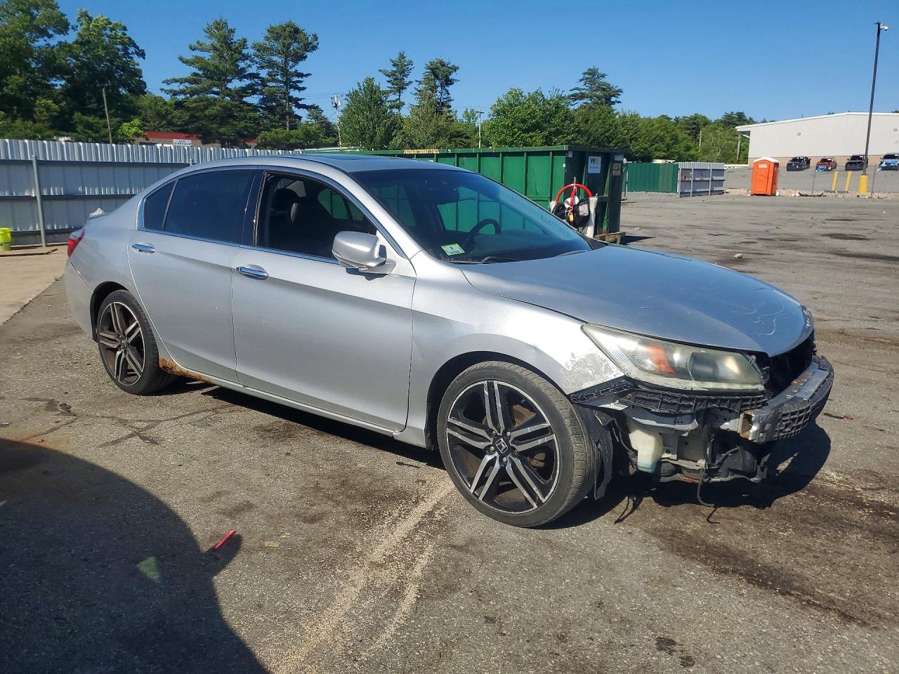 2013 Honda Accord Exl Серебряный vin: 1HGCR3F88DA010617