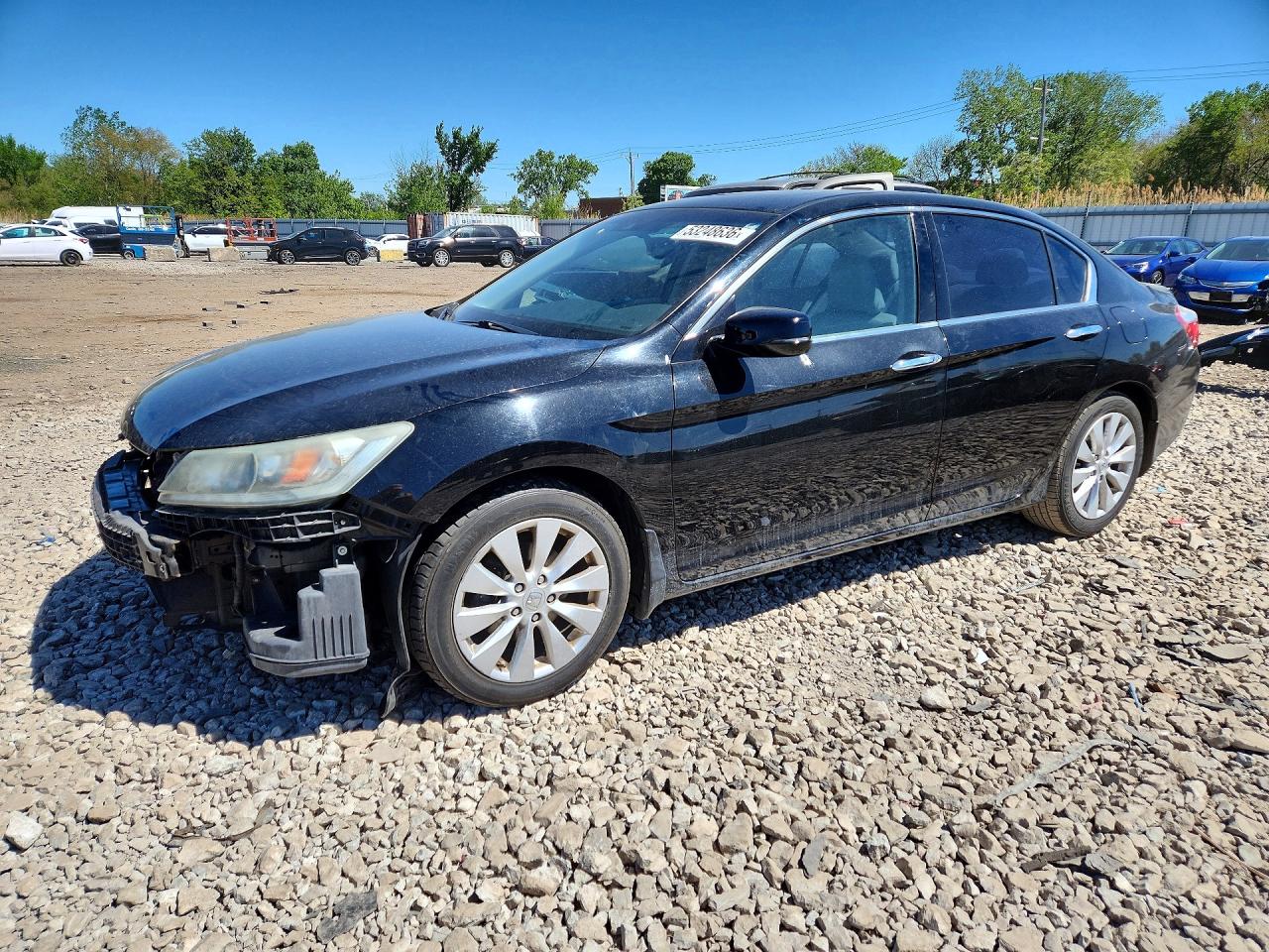 2013 Honda Accord Exl Black vin: 1HGCR3F88DA013646