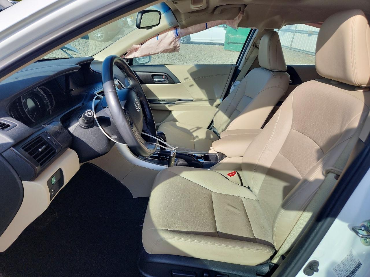 2013 Honda Accord Exl White vin: 1HGCR3F88DA014988