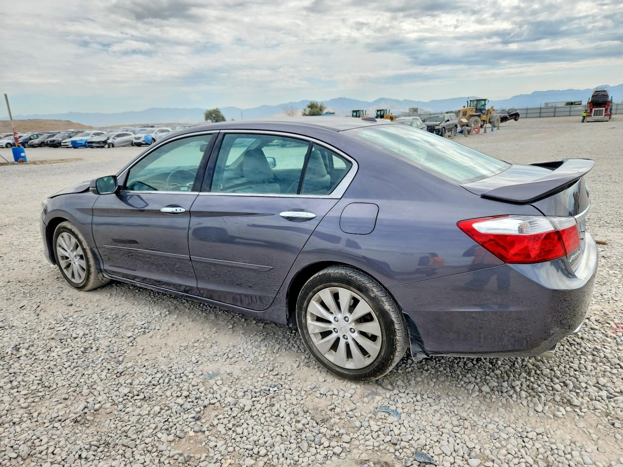 2013 Honda Accord Exl Gray vin: 1HGCR3F88DA018359