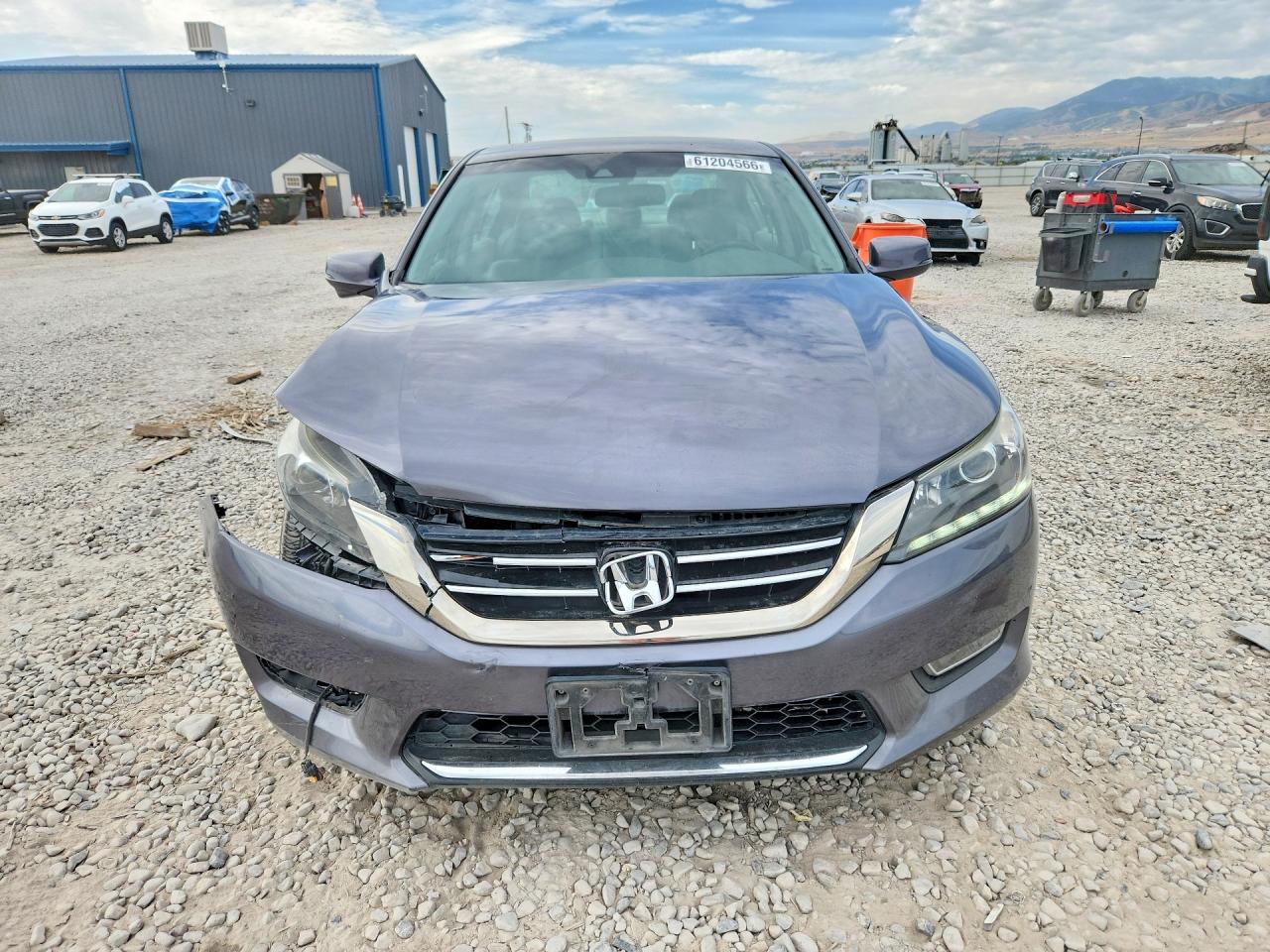 2013 Honda Accord Exl Gray vin: 1HGCR3F88DA018359