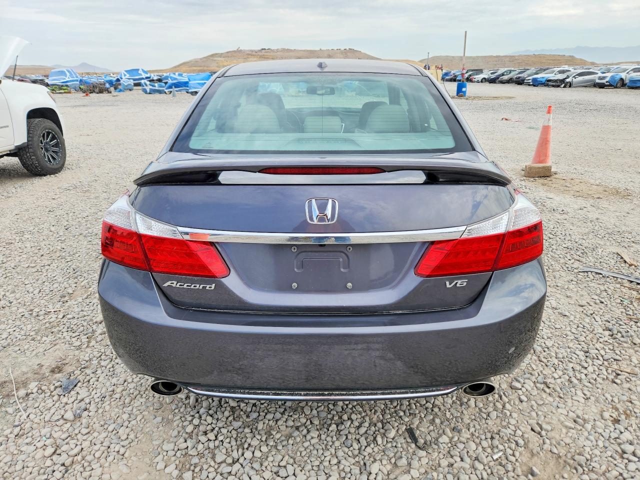 2013 Honda Accord Exl Gray vin: 1HGCR3F88DA018359
