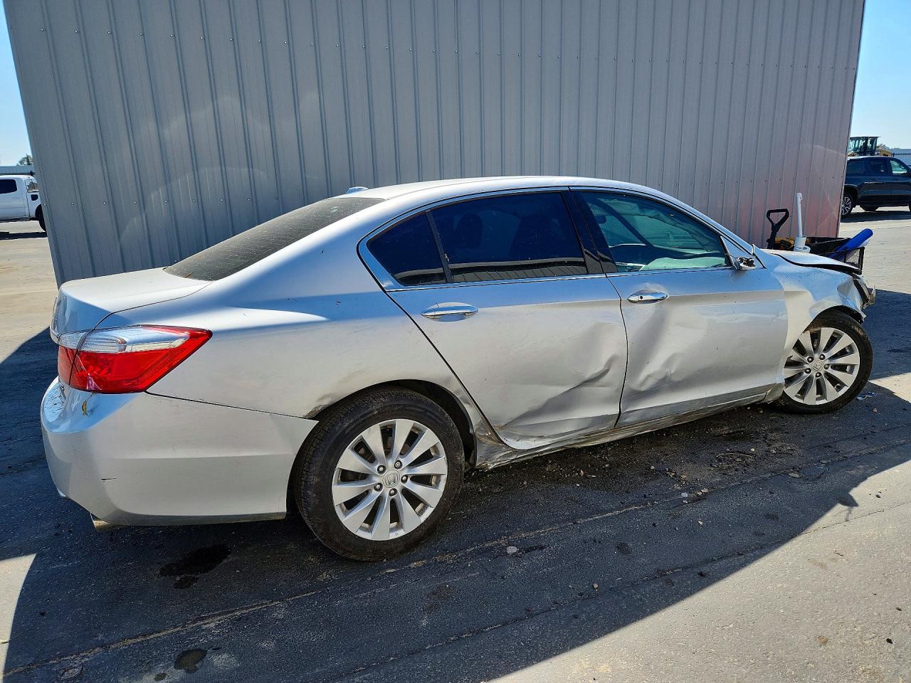2013 Honda Accord Exl Silver vin: 1HGCR3F88DA029068