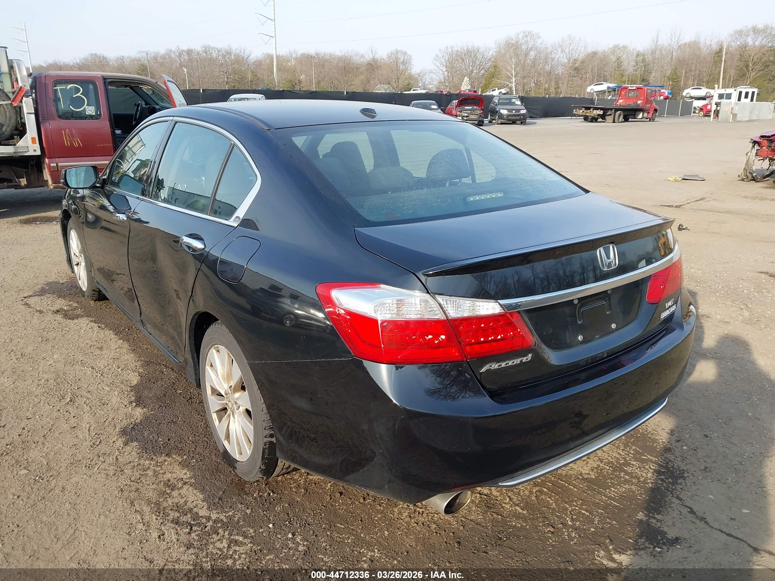 2013 Honda Accord Ex-l V-6 Черный vin: 1HGCR3F88DA033735