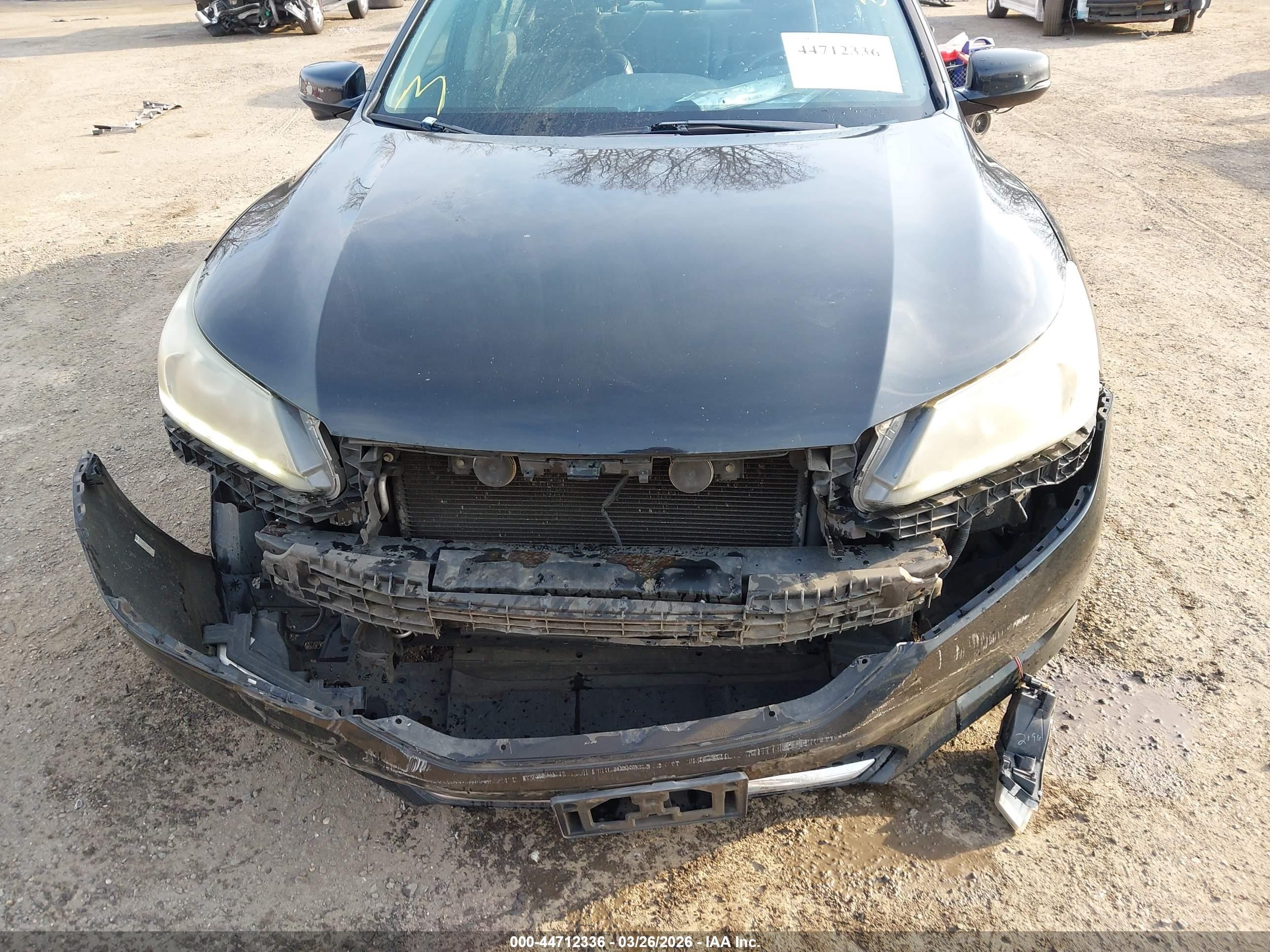 2013 Honda Accord Ex-l V-6 Черный vin: 1HGCR3F88DA033735