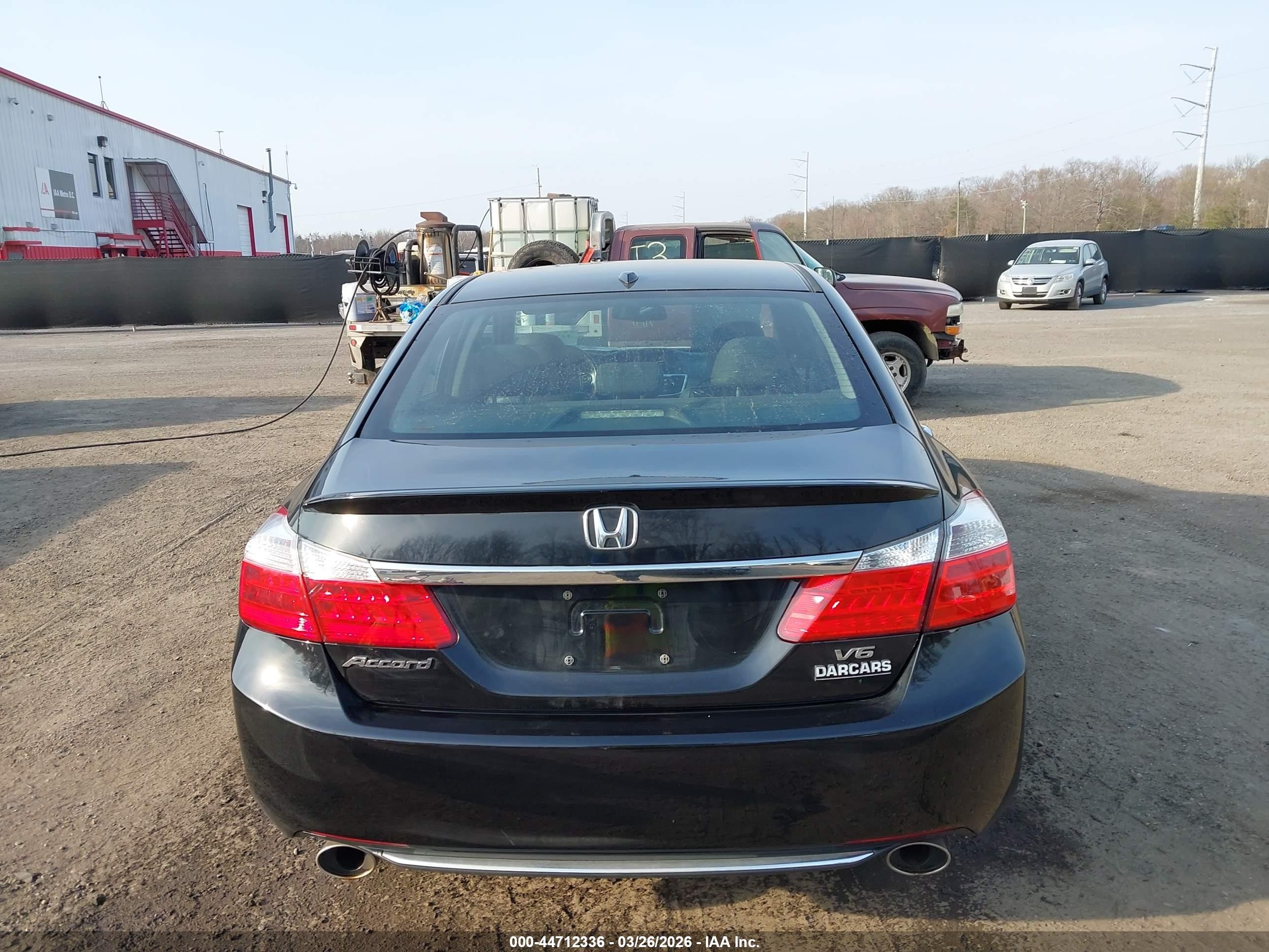 2013 Honda Accord Ex-l V-6 Черный vin: 1HGCR3F88DA033735