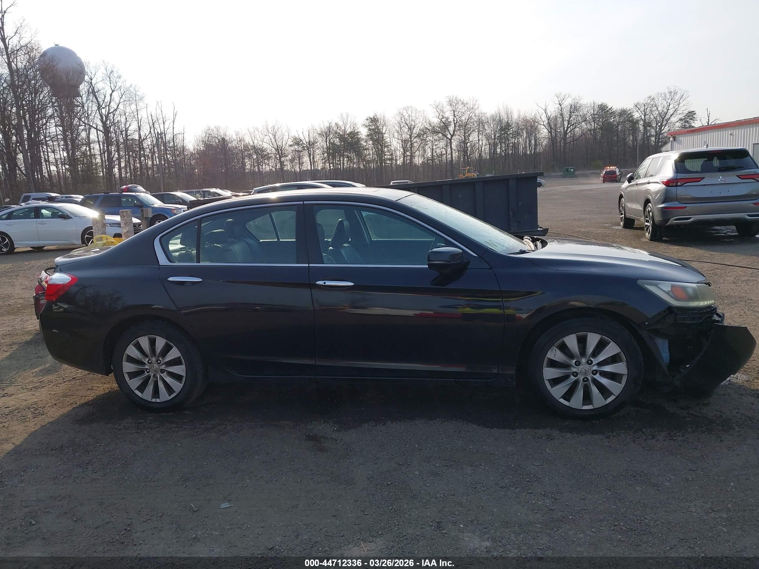 2013 Honda Accord Ex-l V-6 Черный vin: 1HGCR3F88DA033735
