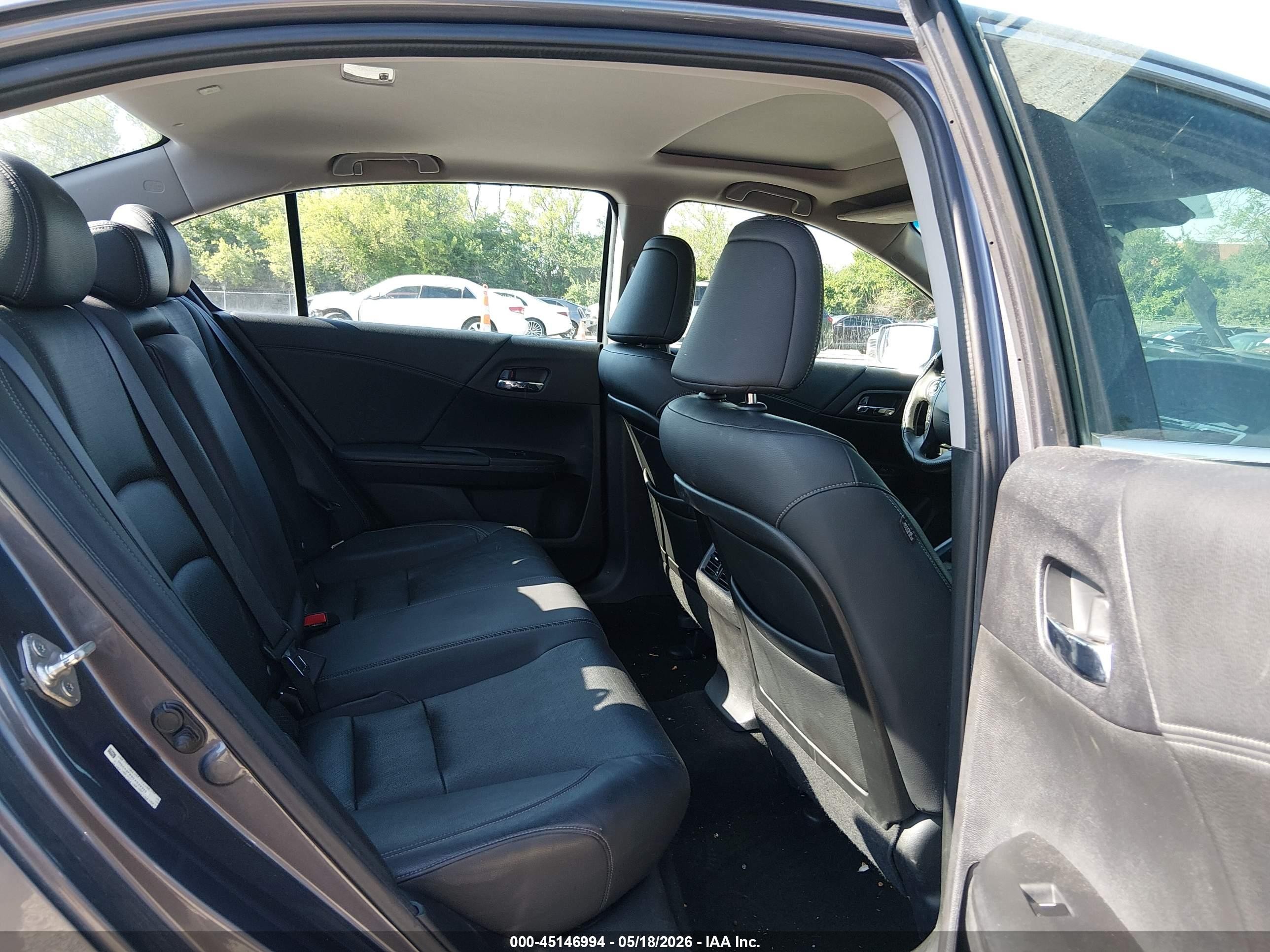 2013 Honda Accord Ex-l V-6 Gray vin: 1HGCR3F88DA039325